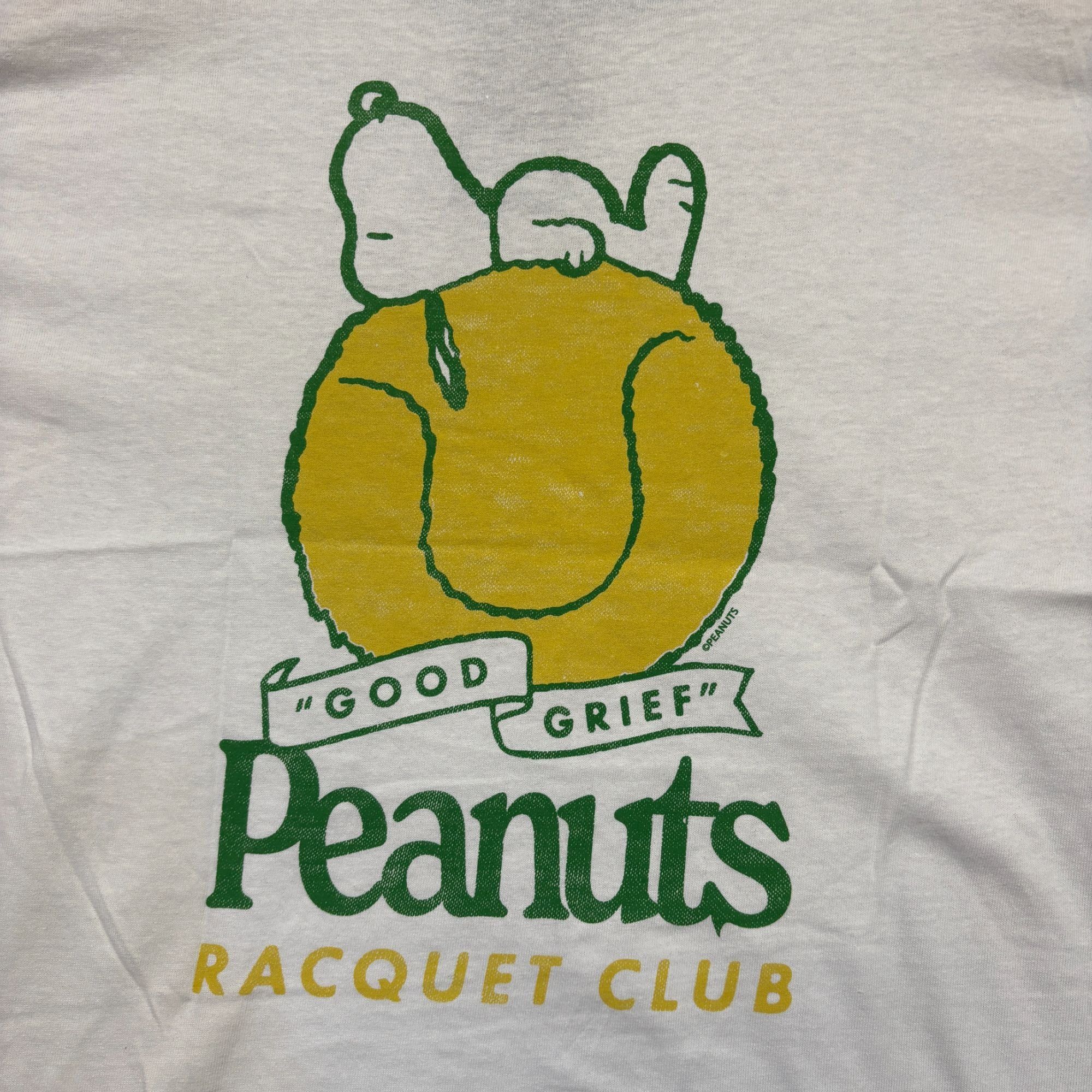 Peanuts Peanuts Racquet Club Good Grief Snoopy Layin Down Crop Top L Size L / US 10 / IT 46 - 2 Thumbnail