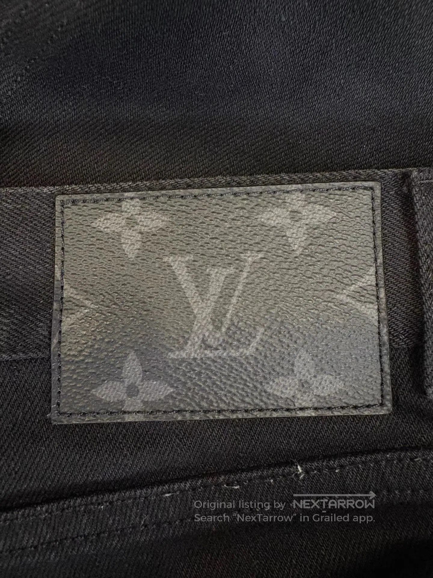 Louis Vuitton Black Denim Pants. Size US 40 / EU 56 - 3 Thumbnail