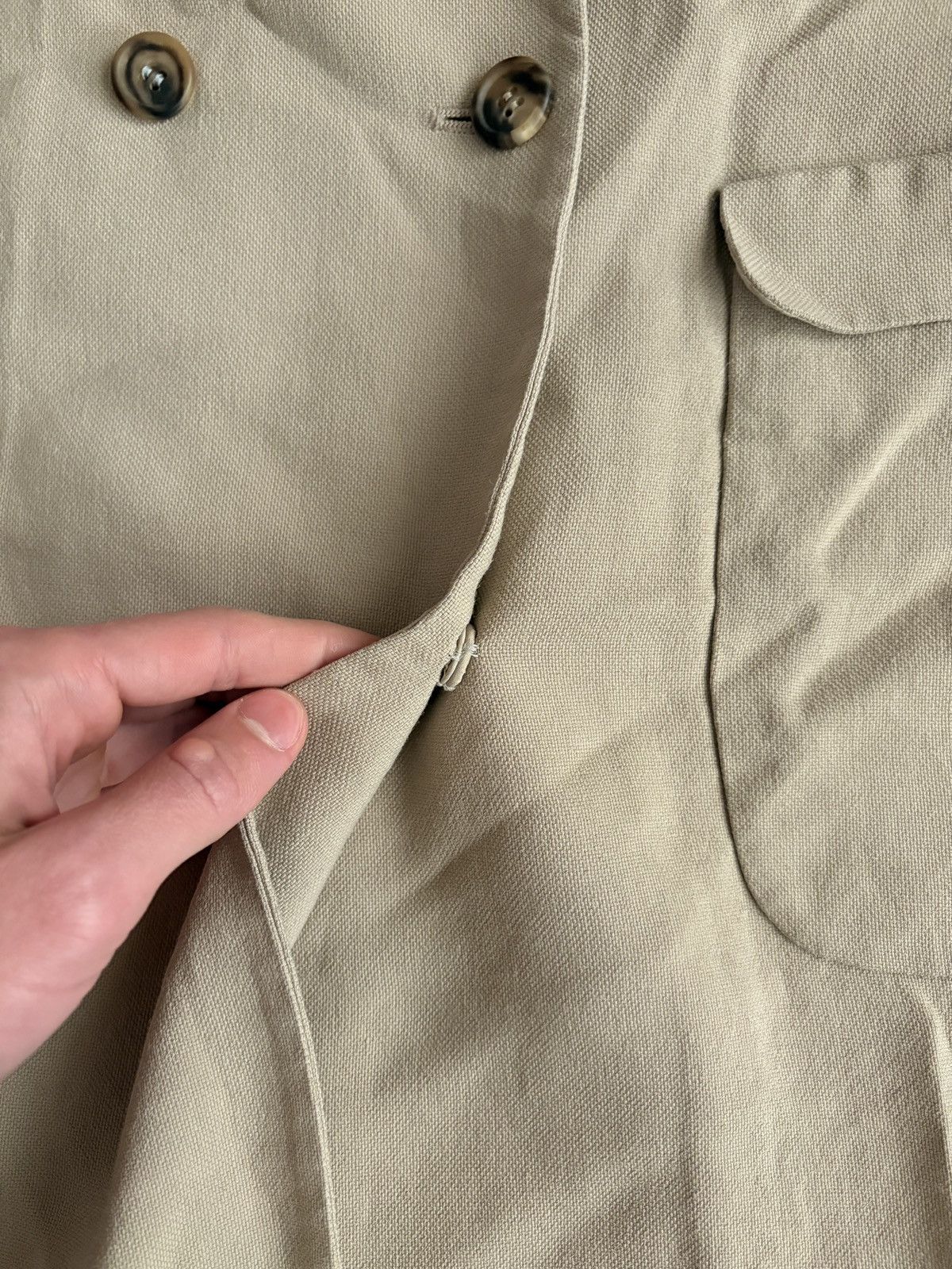 Prada Vintage PRADA Double-Breasted Women’s Trench Coat Jacket Size XL / US 12-14 / IT 48-50 - 5 Thumbnail