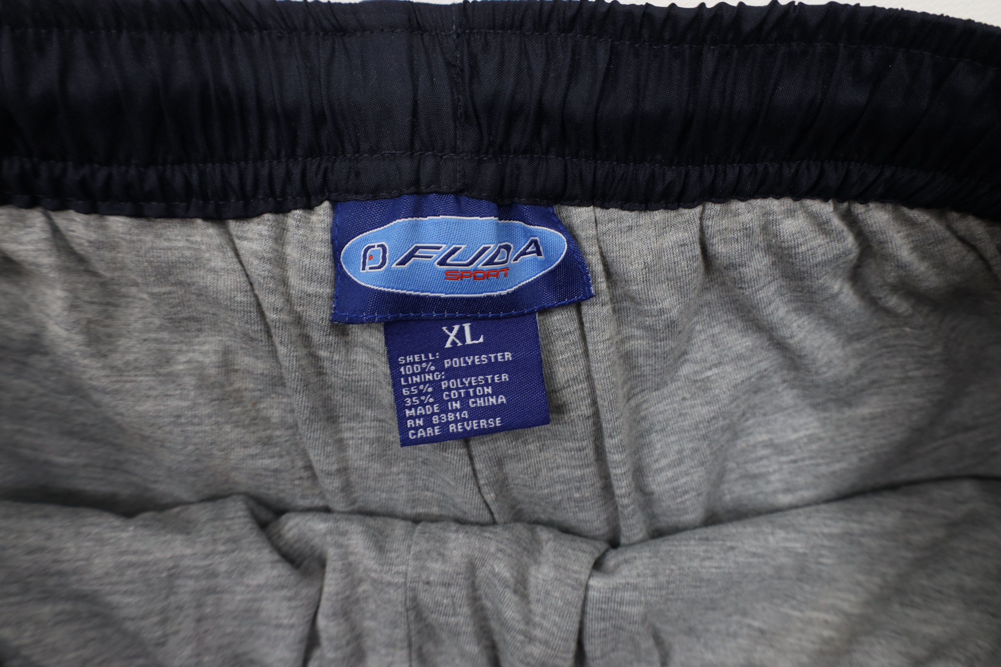 Vintage Vintage 90s Y2K Streetwear Wide Leg Windbreaker Pants Blue Size US 38 / EU 54 - 7 Thumbnail