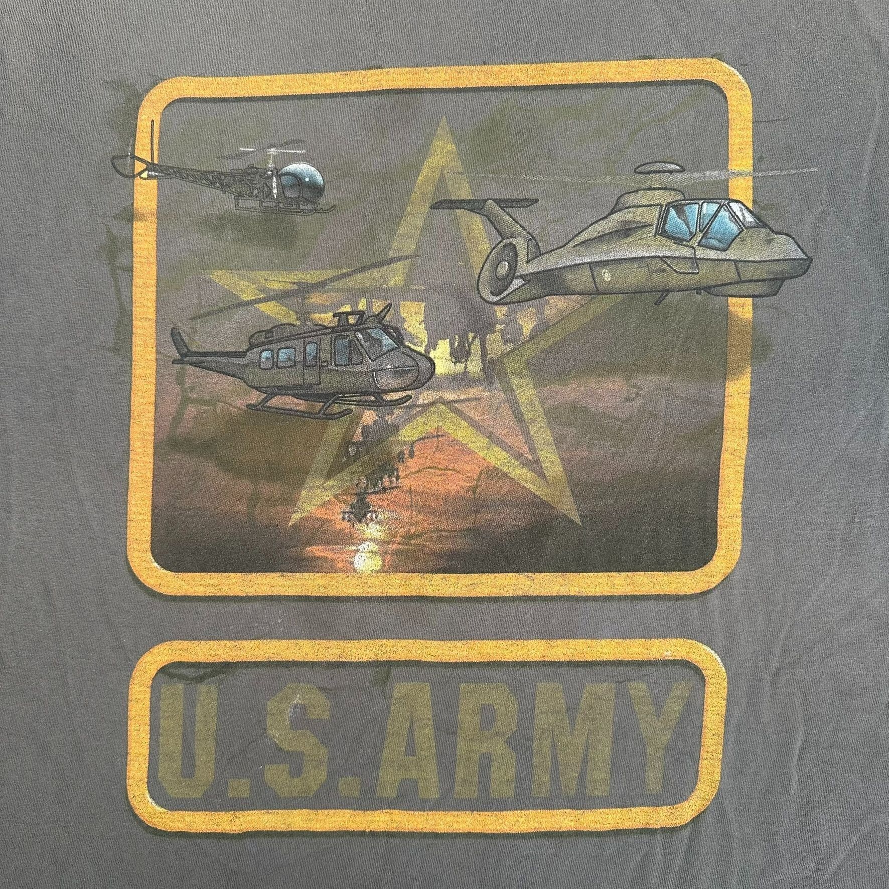 Vintage Vintage Y2K US Army Helicopters T-Shirt Huey Gray L Military Size US L / EU 52-54 / 3 - 2 Thumbnail