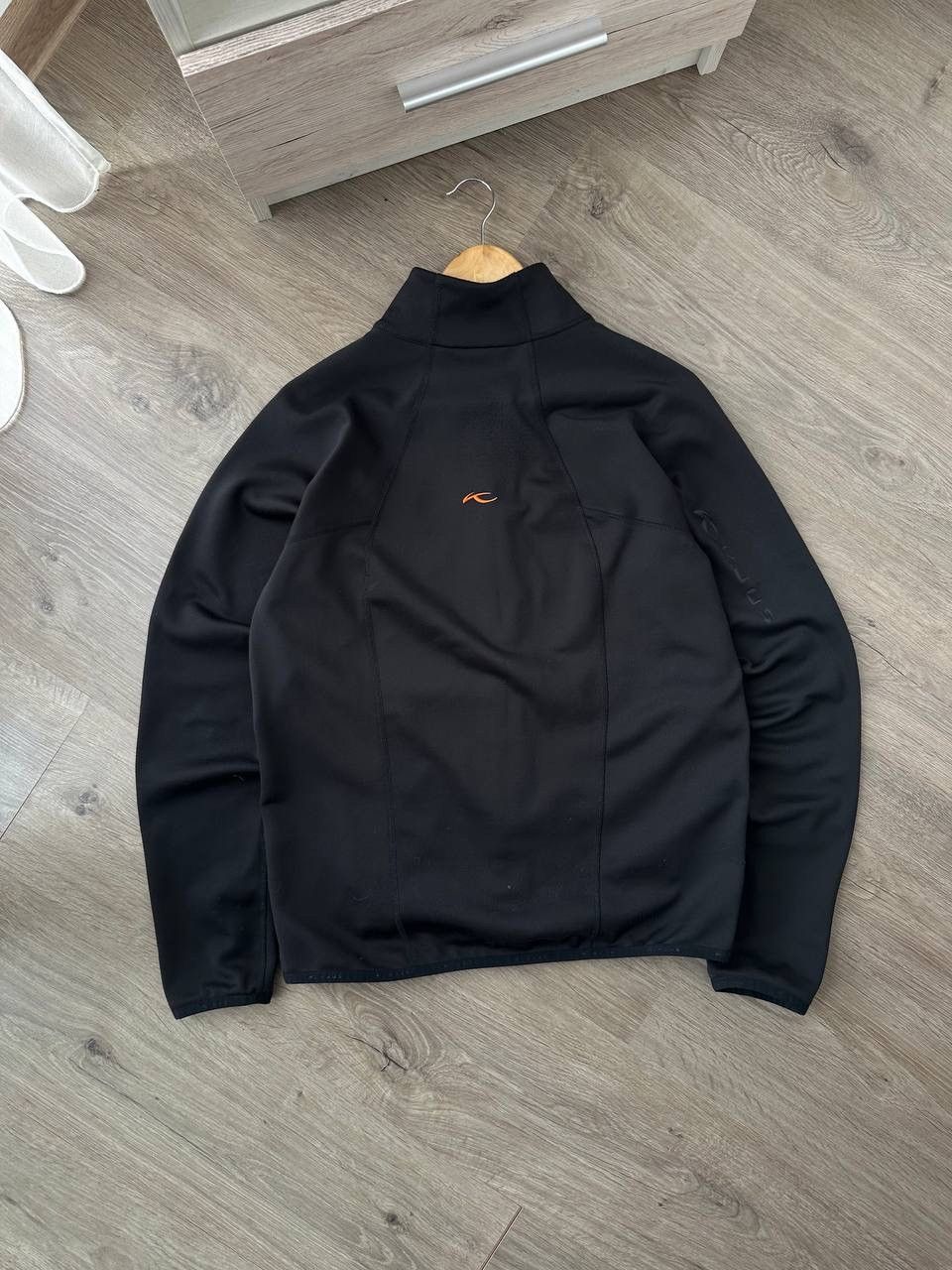 KJUS × Vintage Vintage Kjus Outdoor Black Big Logo Zip Hoodie Size US S / EU 44-46 / 1 - 7 Thumbnail