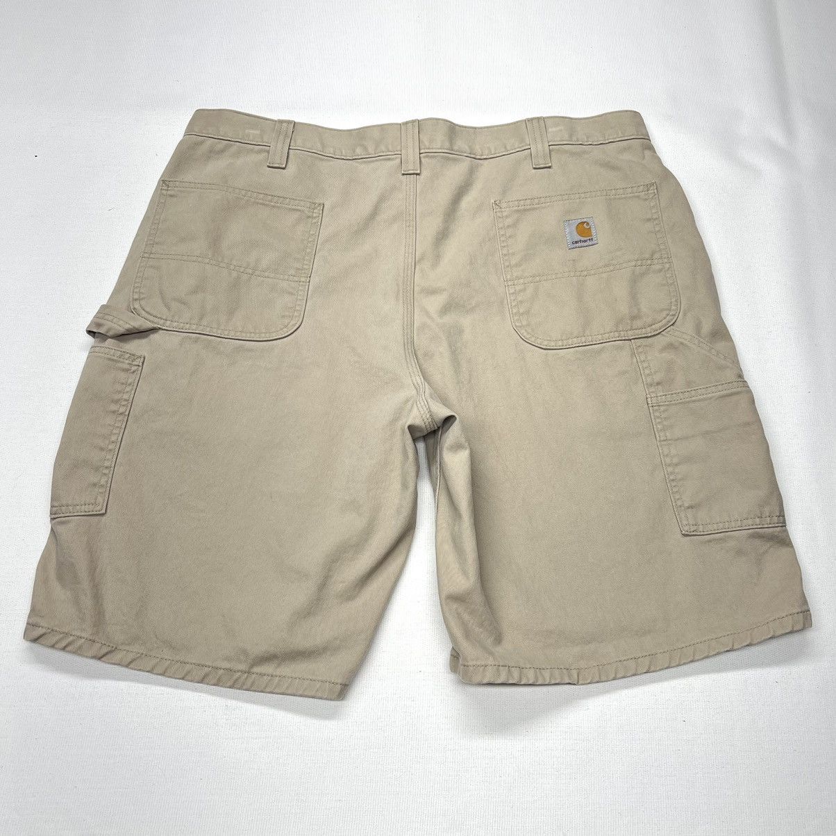 Carhartt × Vintage Carhartt Shorts Beige Relaxed Fit Carpenter Workwear Tan Y2K Size US 40 / EU 56 - 1 Thumbnail