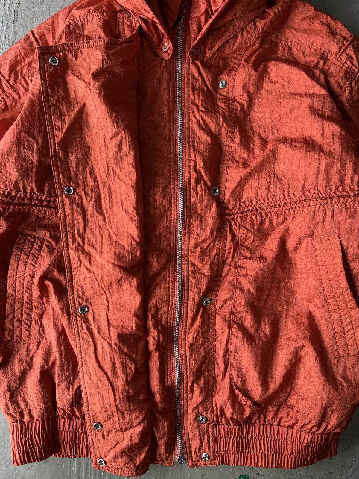Vintage Vtg Tactical Parachute Nylon Bomber Jacket Issey Skyline Size US M / EU 48-50 / 2 - 9 Thumbnail
