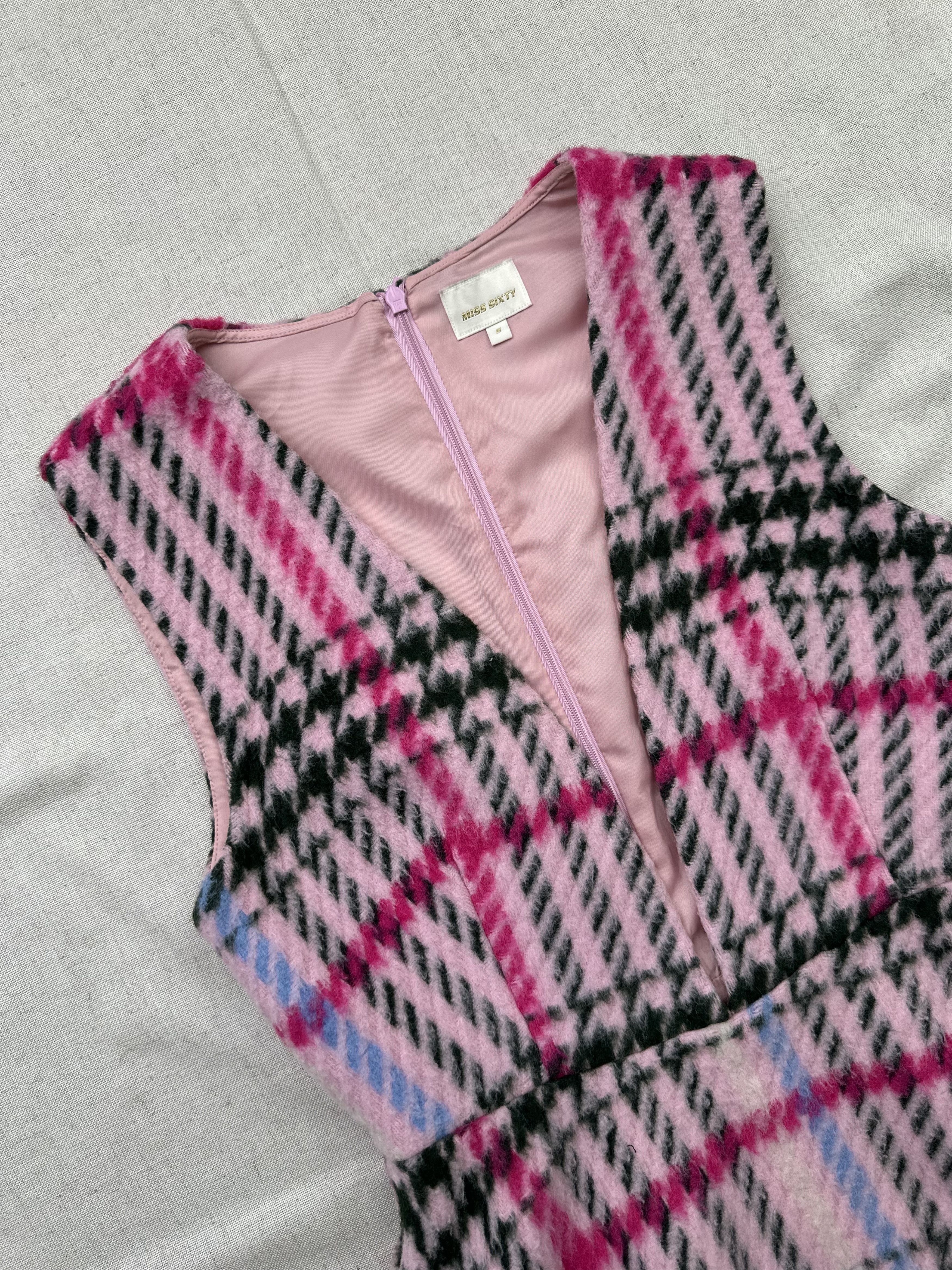 Miss Sixty Miss Sixty Wool Flared Dress Size S / US 4 / IT 40 - 3 Thumbnail
