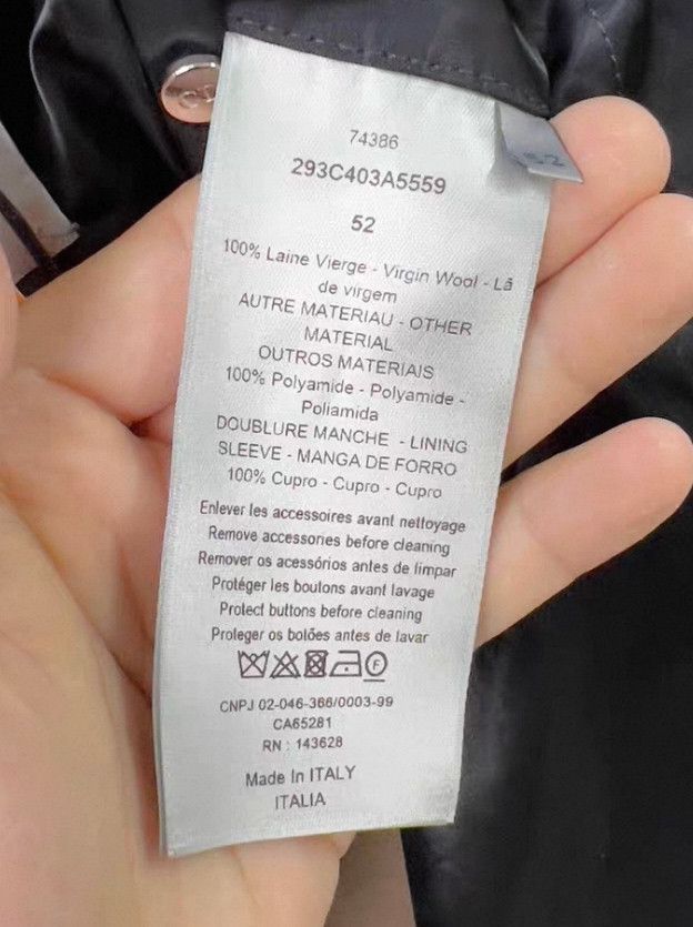 Dior Dior Color-block Checked Jacket. Size US L / EU 52-54 / 3 - 4 Thumbnail