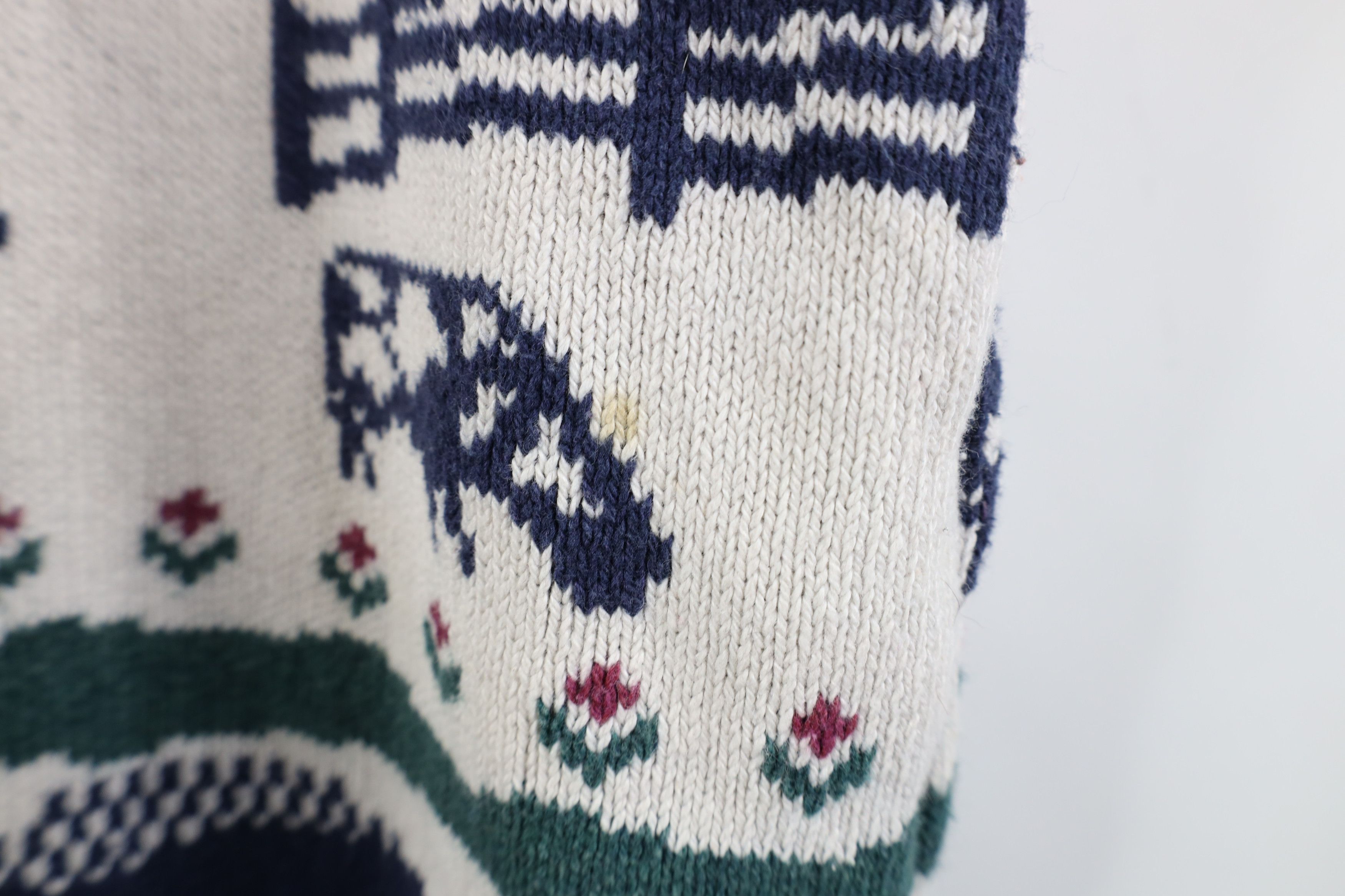 Vintage Vintage 90s Streetwear Tree Duck Knit Sweater Vest Cotton Size XL / US 12-14 / IT 48-50 - 8 Thumbnail