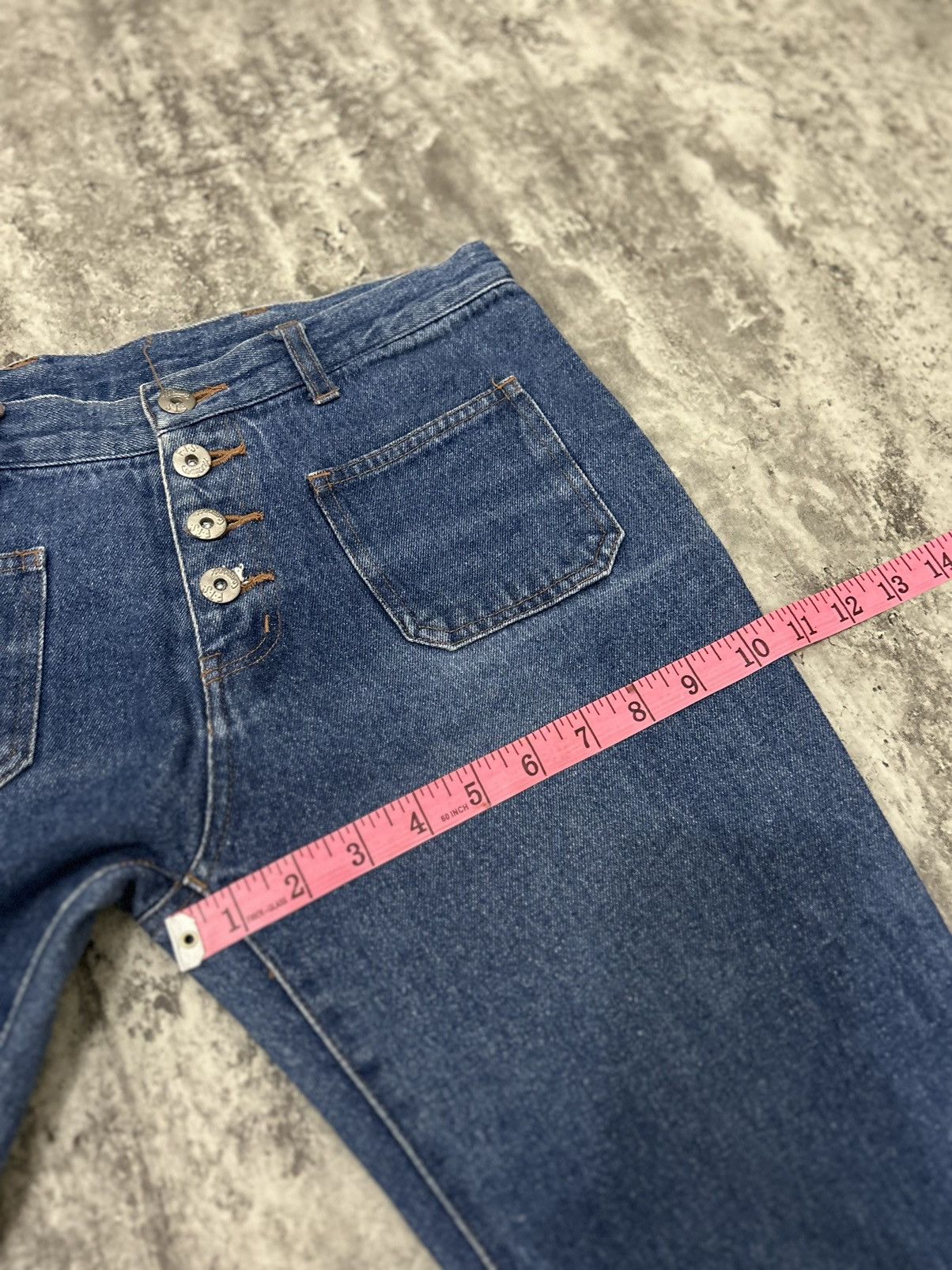 If Six Was Nine × Japanese Brand × Le Grande Bleu (L.G.B.) Vintage Fiftyh’s Campany Lace Leg Super Flare Pans Size US 28 / EU 44 - 14 Thumbnail