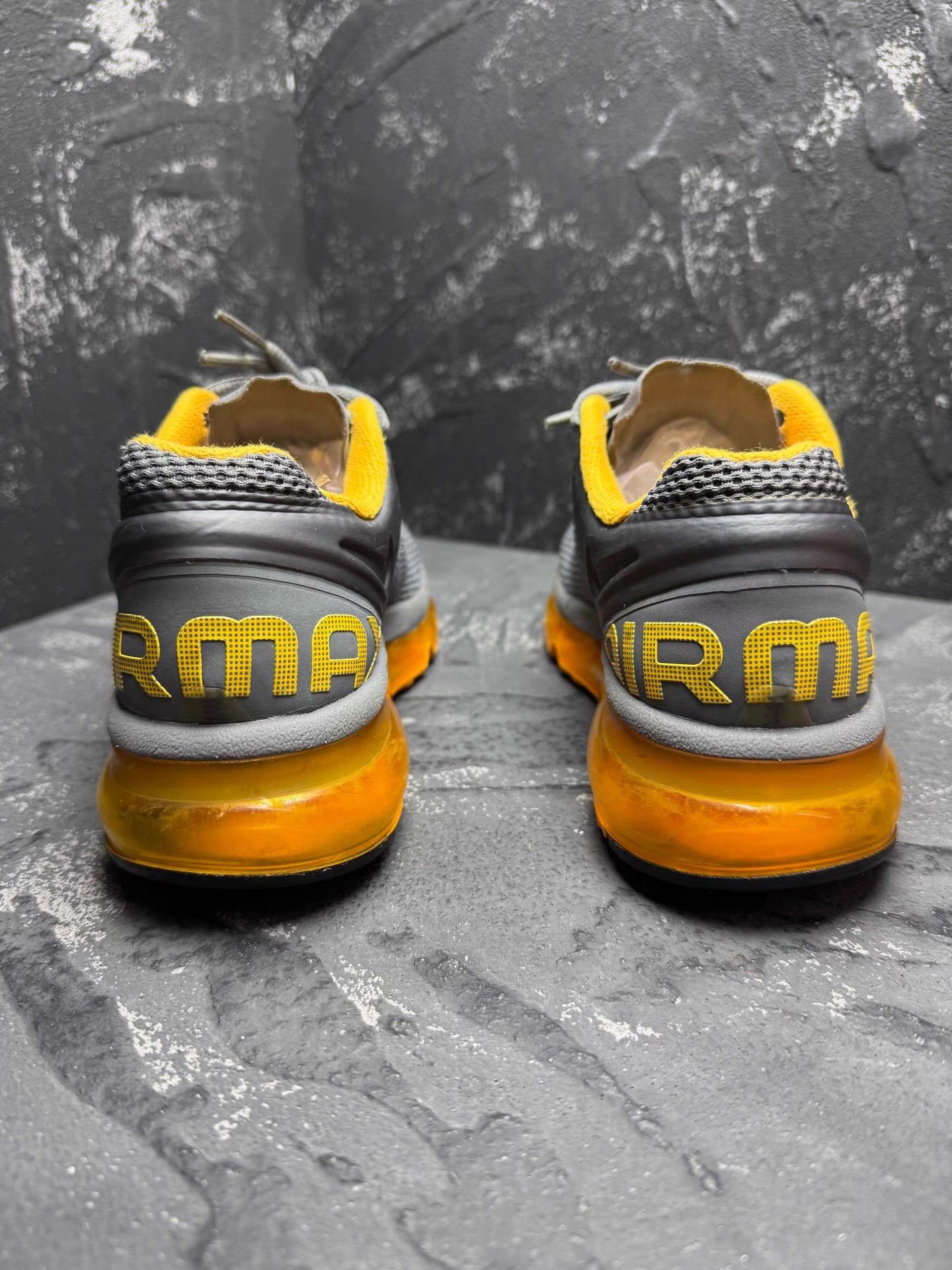 Nike Nike Air Max Grey & Yellow Large Air Cushion Q10 Size US 6 / IT 36 - 7 Thumbnail