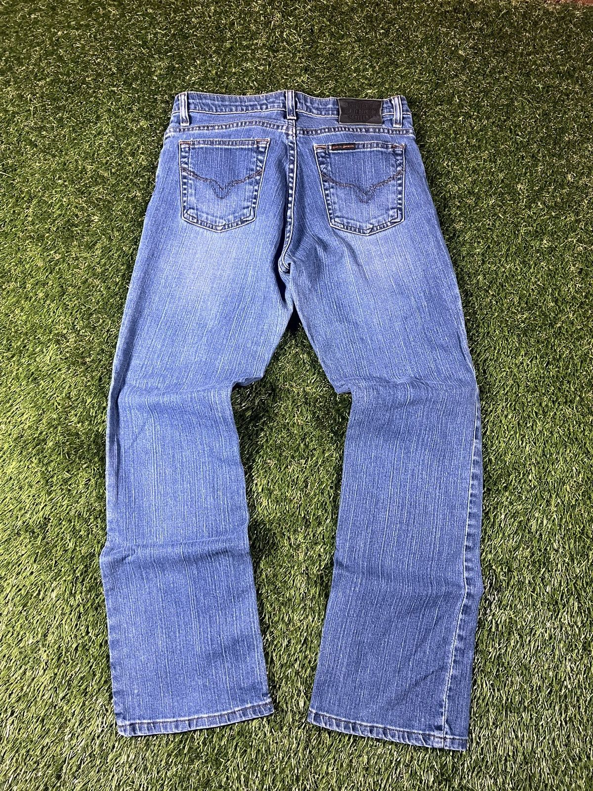 Harley Davidson Vintage Y2K Faded Harley Davidson Streetwear Denim Jeans Size US 30 / EU 46 - 1 Thumbnail