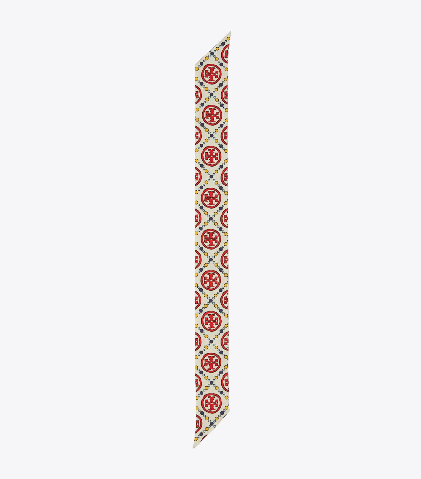 Tory Burch Tory Burch T-Monogram Silk Ribbon Tie Size ONE SIZE - 2 Thumbnail