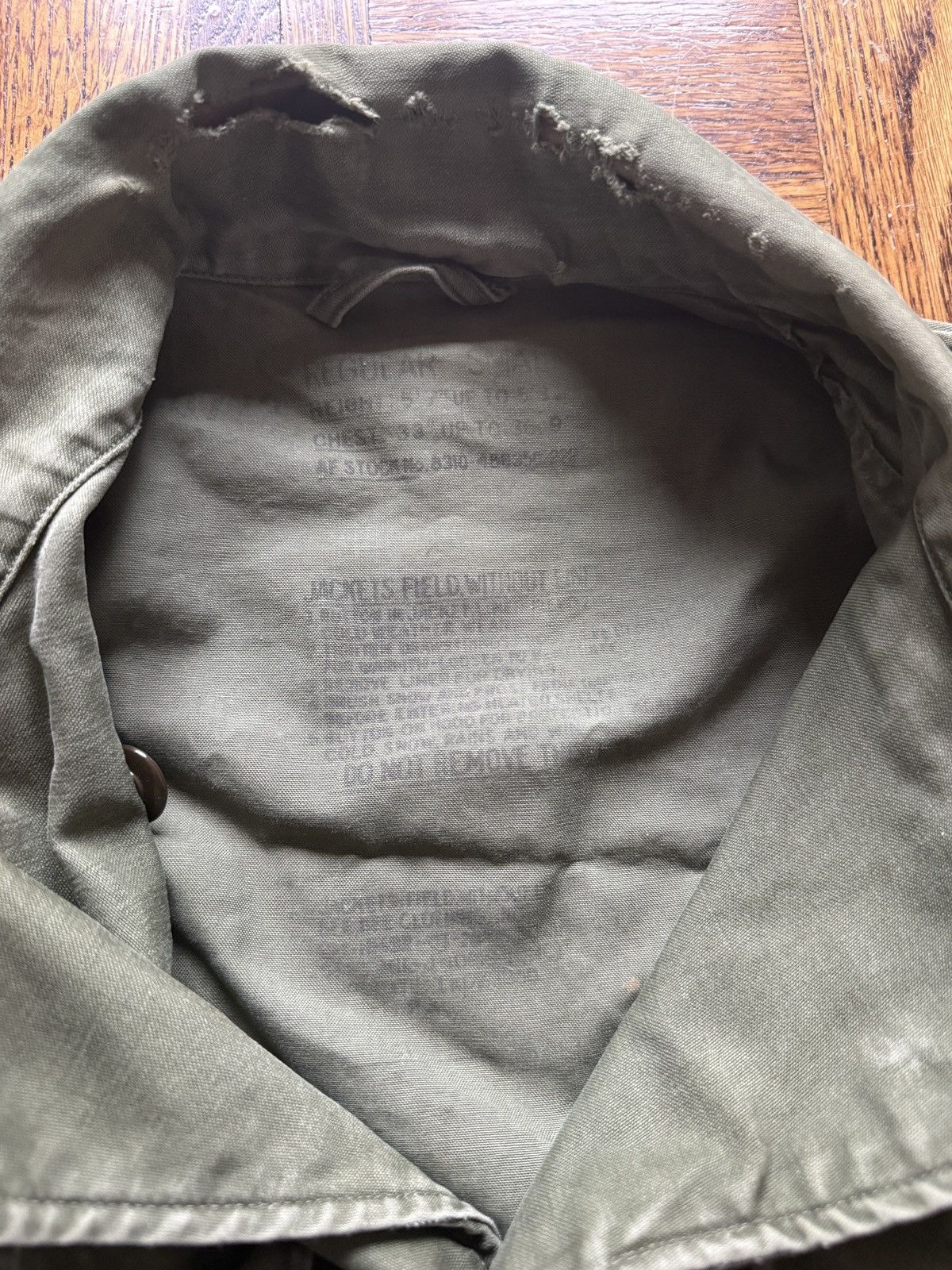 Vintage Vintage 50s Military Army Field Jacket Size US S / EU 44-46 / 1 - 4 Thumbnail