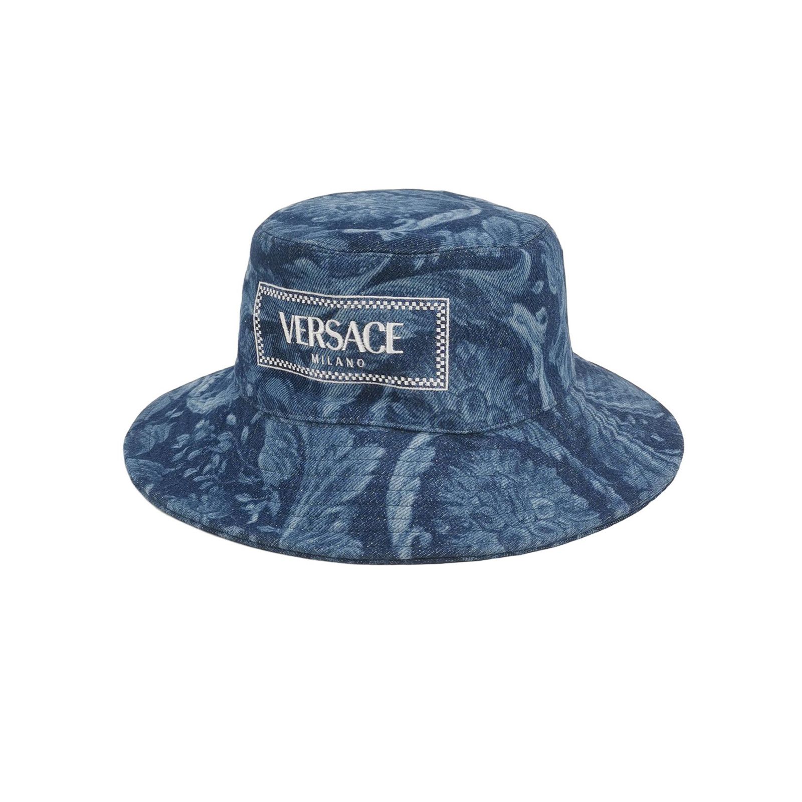 Versace Versace Logo Denim Bucket Hat Size 57 Size ONE SIZE - 1 Thumbnail