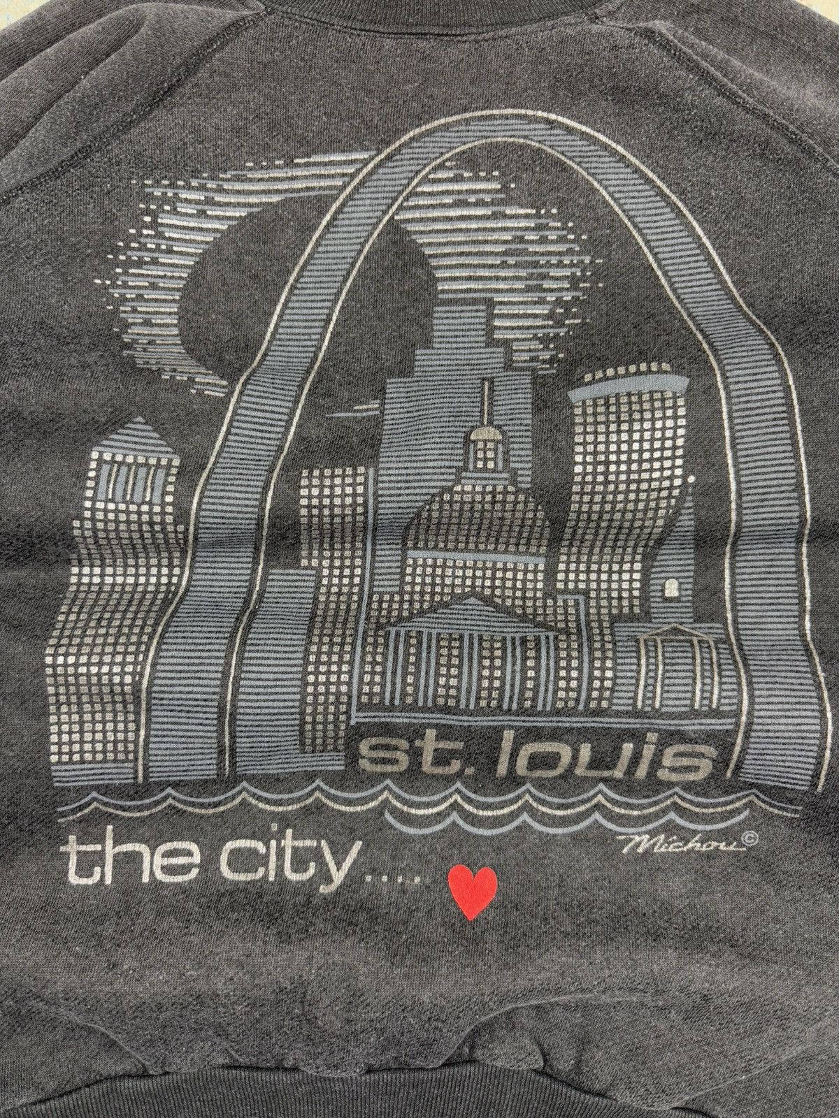 Vintage Vintage 80s USA St Louis city view graphic sweatshirt Size US M / EU 48-50 / 2 - 3 Thumbnail