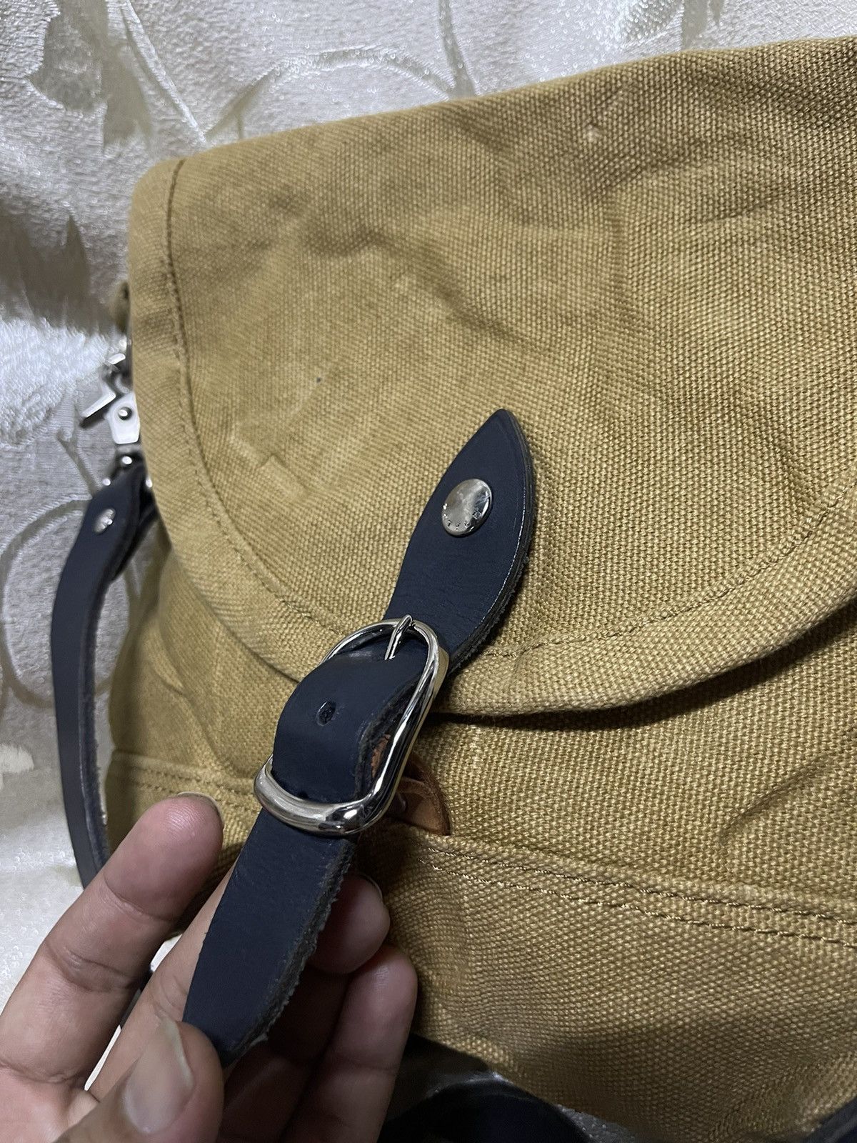 Japanese Brand × Vintage VINTAGE 80’S DUCK COTTON SLING BAG KMRII STYLE Size ONE SIZE - 5 Thumbnail