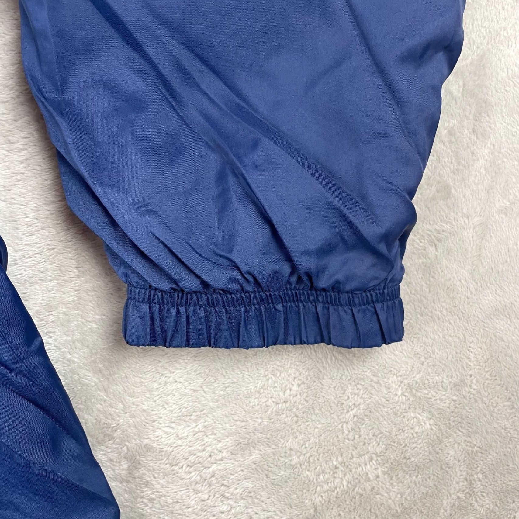 Nike VINTAGE Nike Jacket Men XL Blue Big Swoosh Nike Logo Fleece Lined Hooded Button Size US XL / EU 56 / 4 - 7 Thumbnail