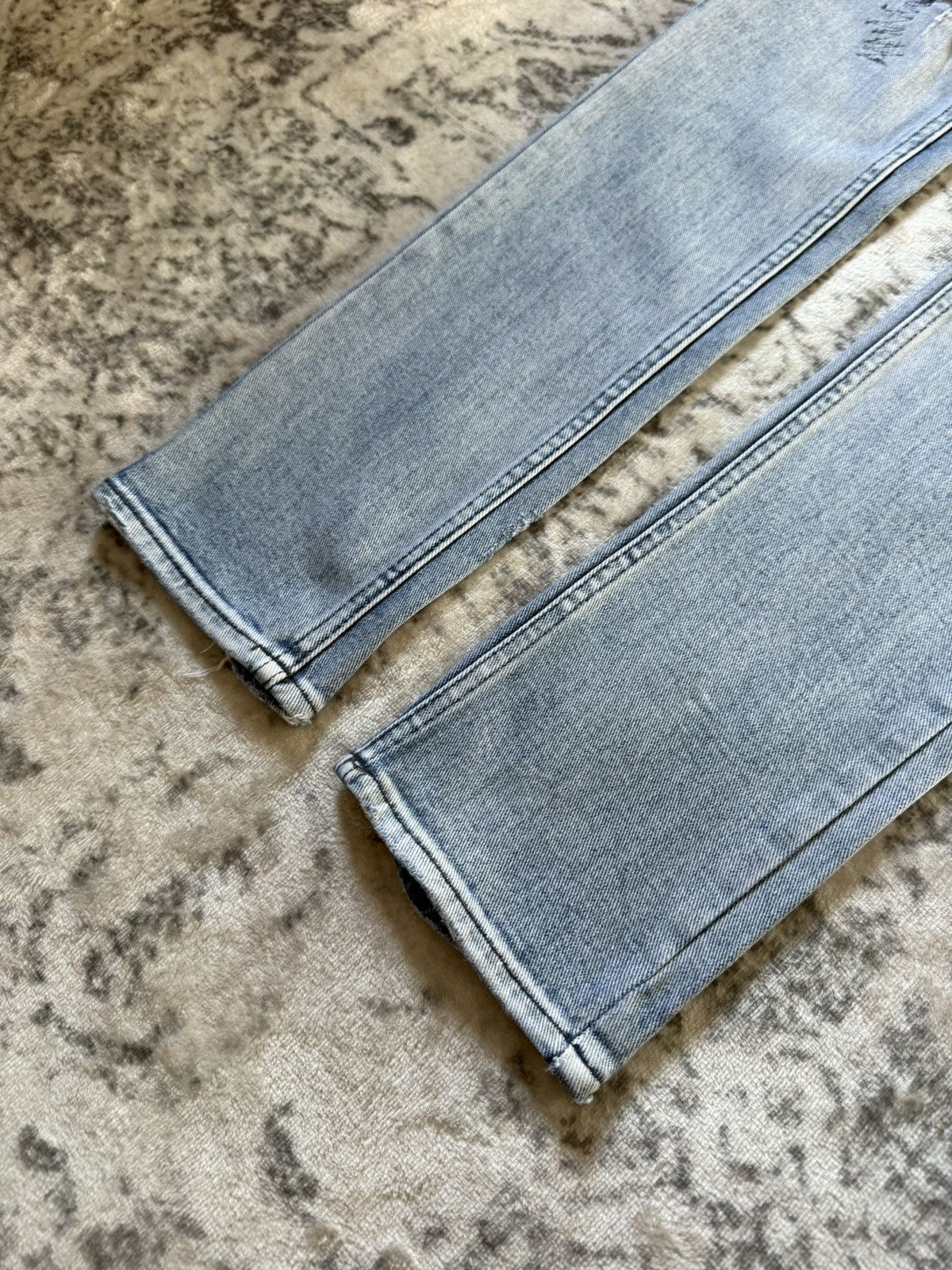 Ksubi Ksubi Studded Phython Snake Repaired Distressed Skinny Jeans Size US 30 / EU 46 - 12 Thumbnail