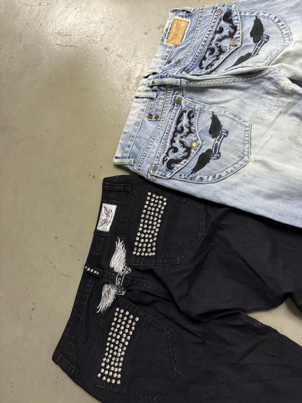 Robins Jeans rare double pair robins Size US 30 / EU 46 - 2 Thumbnail