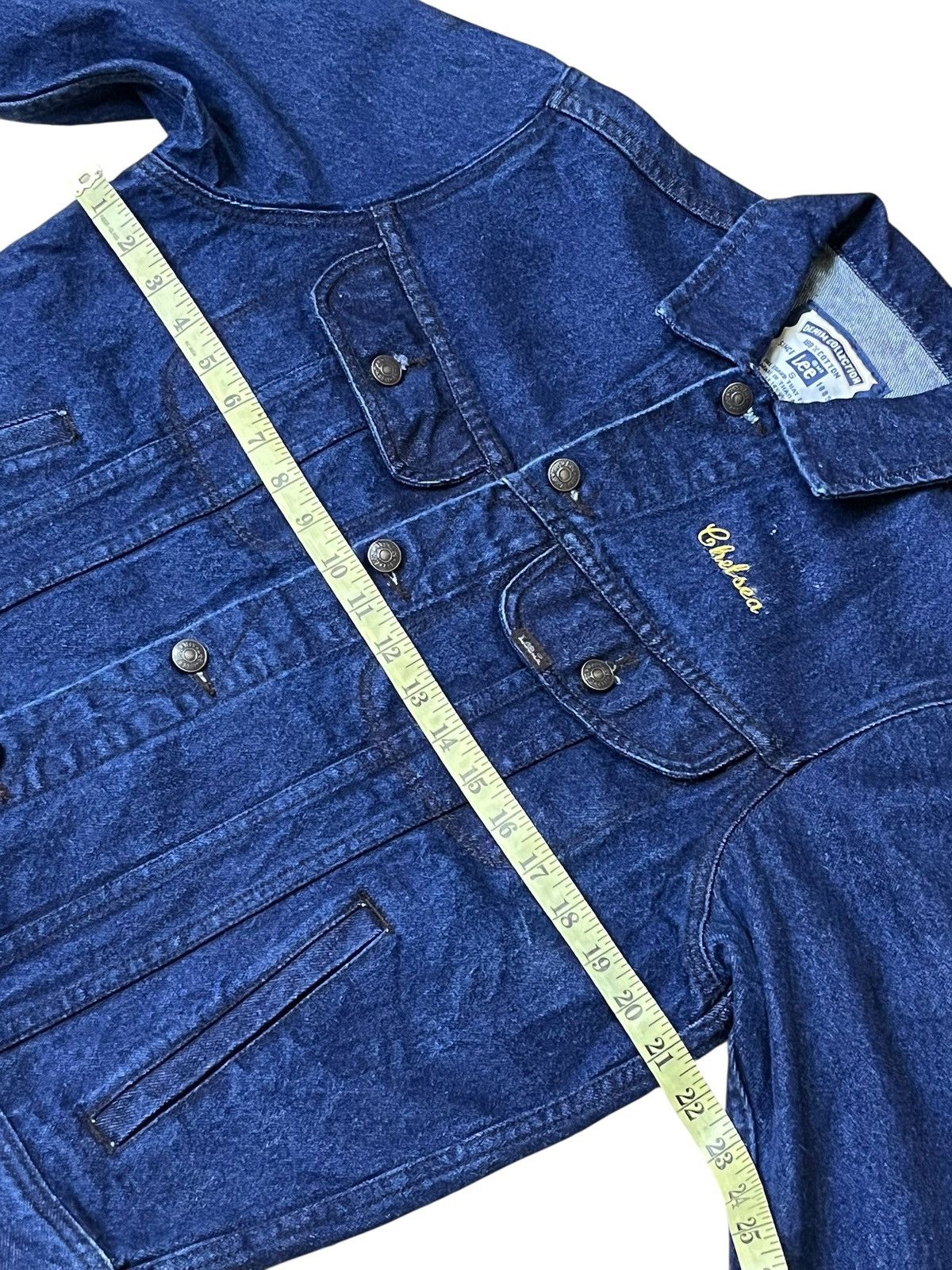 Lee Grail🔥Vintage 90s LEE wildcats Chelsea trucker denim jackets Size US S / EU 44-46 / 1 - 11 Thumbnail