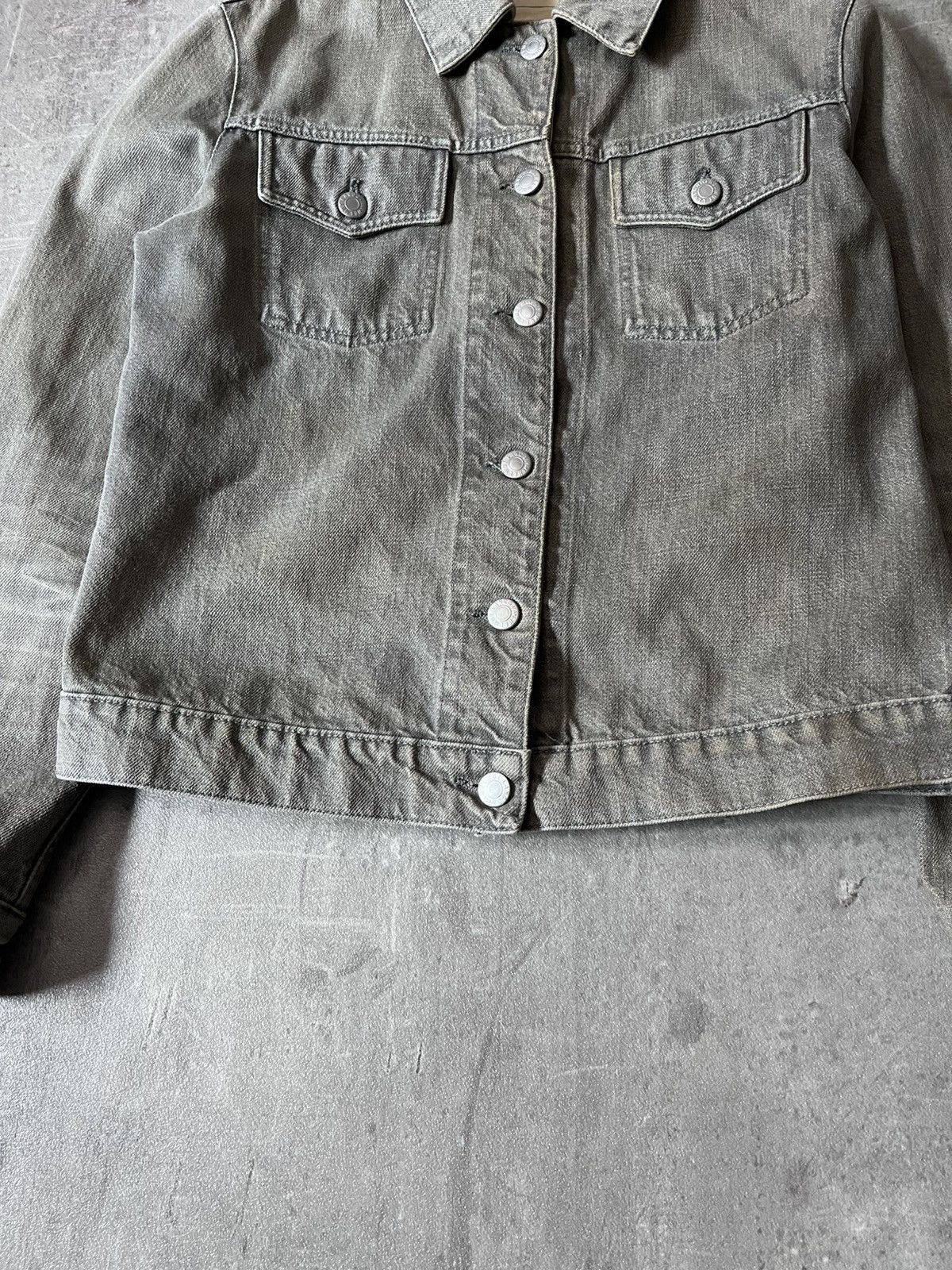 Helmut Lang Helmut Lang 90s Vintage Classic denim grey jacket Size M / US 6-8 / IT 42-44 - 4 Thumbnail