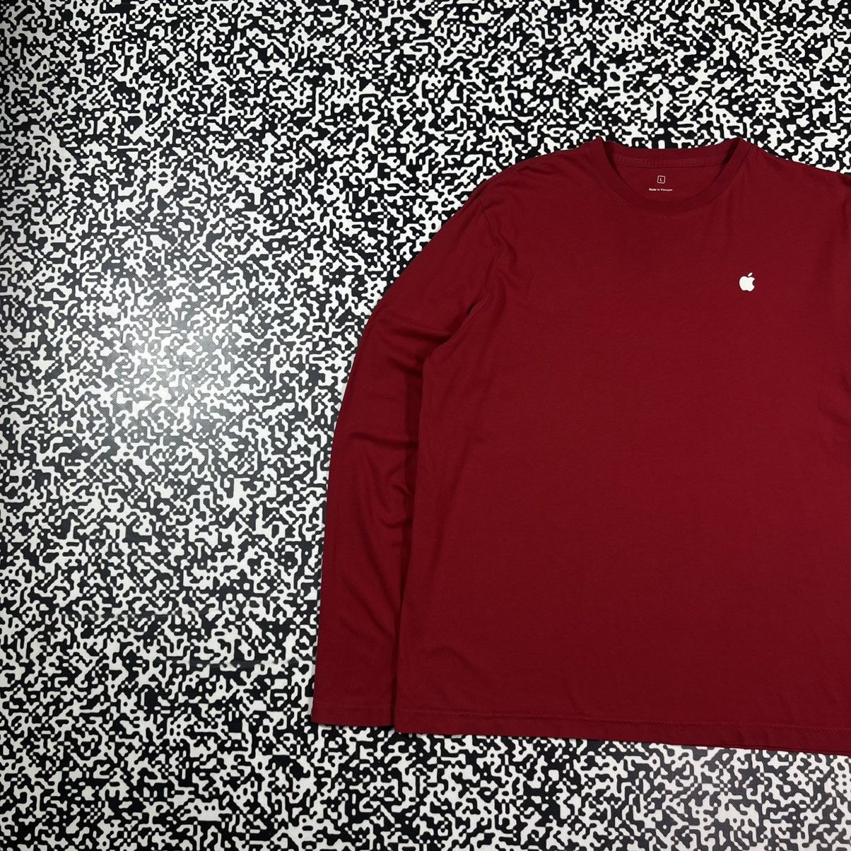 Apple Vintage Y2K Apple Mini Logo Retro Microsoft Style Longsleeve Size US L / EU 52-54 / 3 - 2 Thumbnail