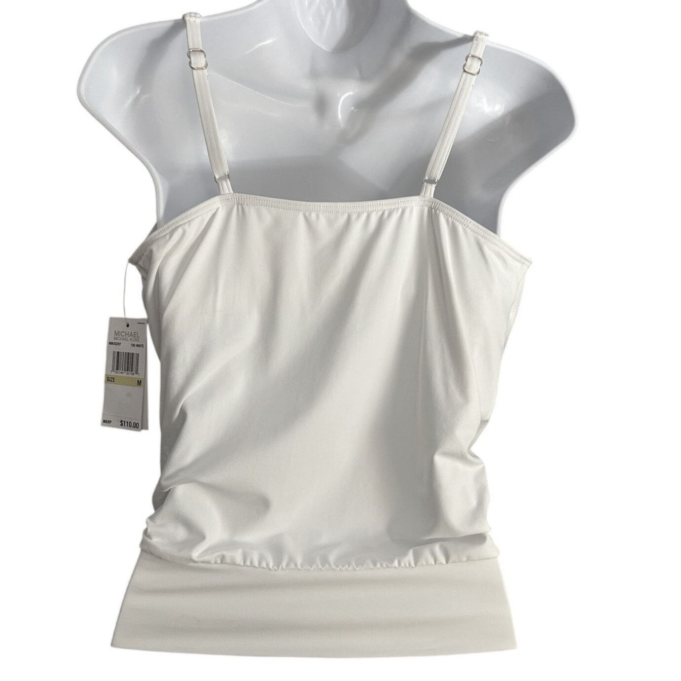 Michael Kors Michael Kors Tankini Swim Top Size M, White, Gold Grommets Size M / US 6-8 / IT 42-44 - 6 Thumbnail