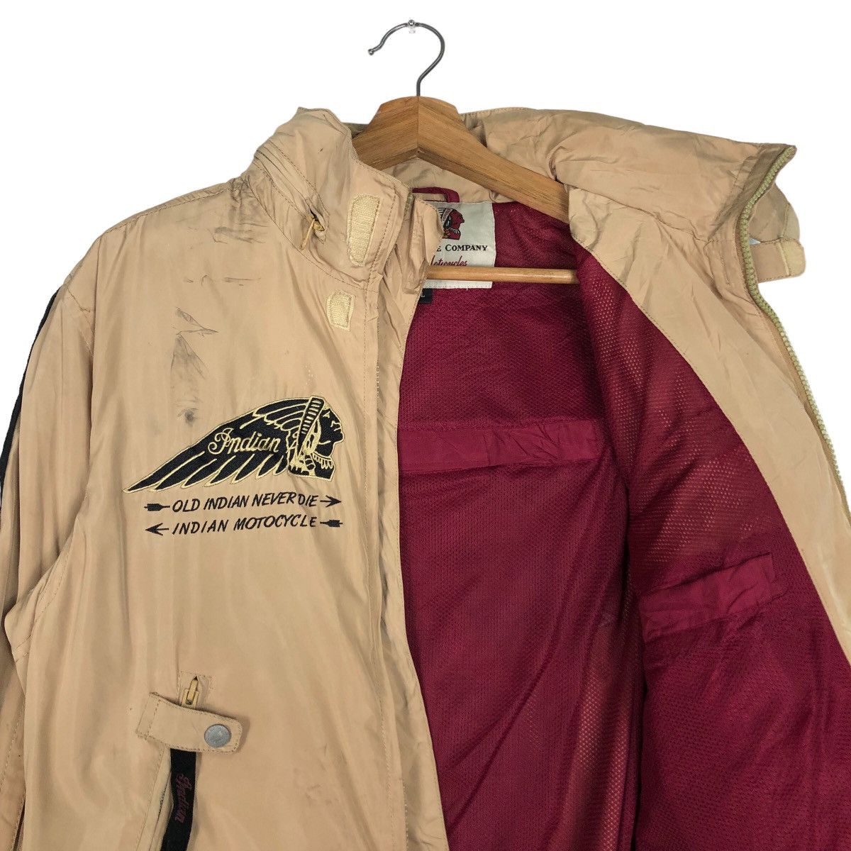 Indian Motorcycle 🔥Vintage Indian Motorcycle Bomber Jacket Big Logo Size US L / EU 52-54 / 3 - 10 Thumbnail