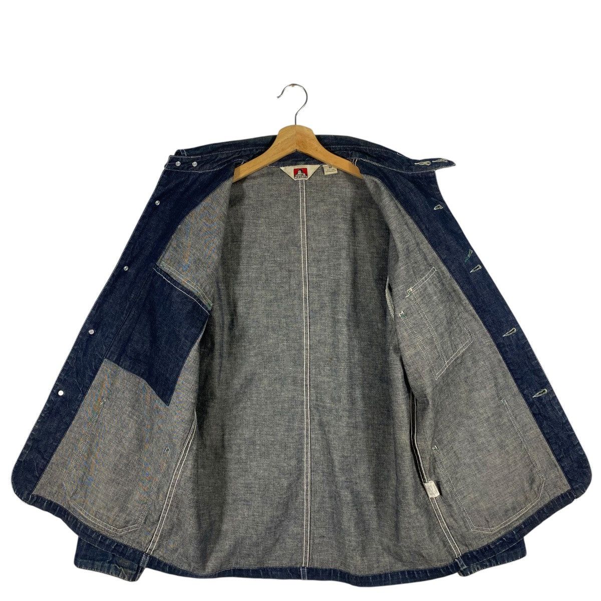 Ben Davis × Vintage Vintage Ben Davis Chore Button Jacket M Size Indogo Colour Size US M / EU 48-50 / 2 - 6 Thumbnail