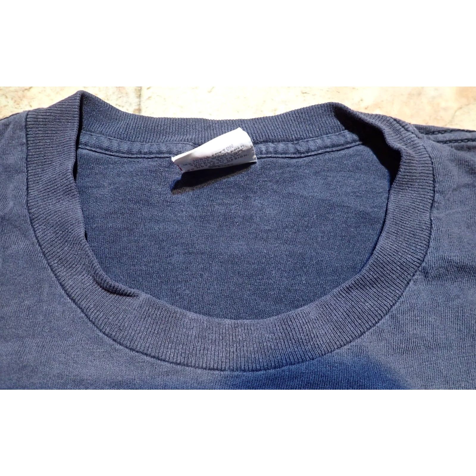 Nike VINTAGE Nike Flight T-Shirt | Nike Air Jordan Graphic Tee | Black Crew Neck Mens M | 1990s Distressed Single Stitch | USA Made | Michael Jordan Size US M / EU 48-50 / 2 - 5 Thumbnail