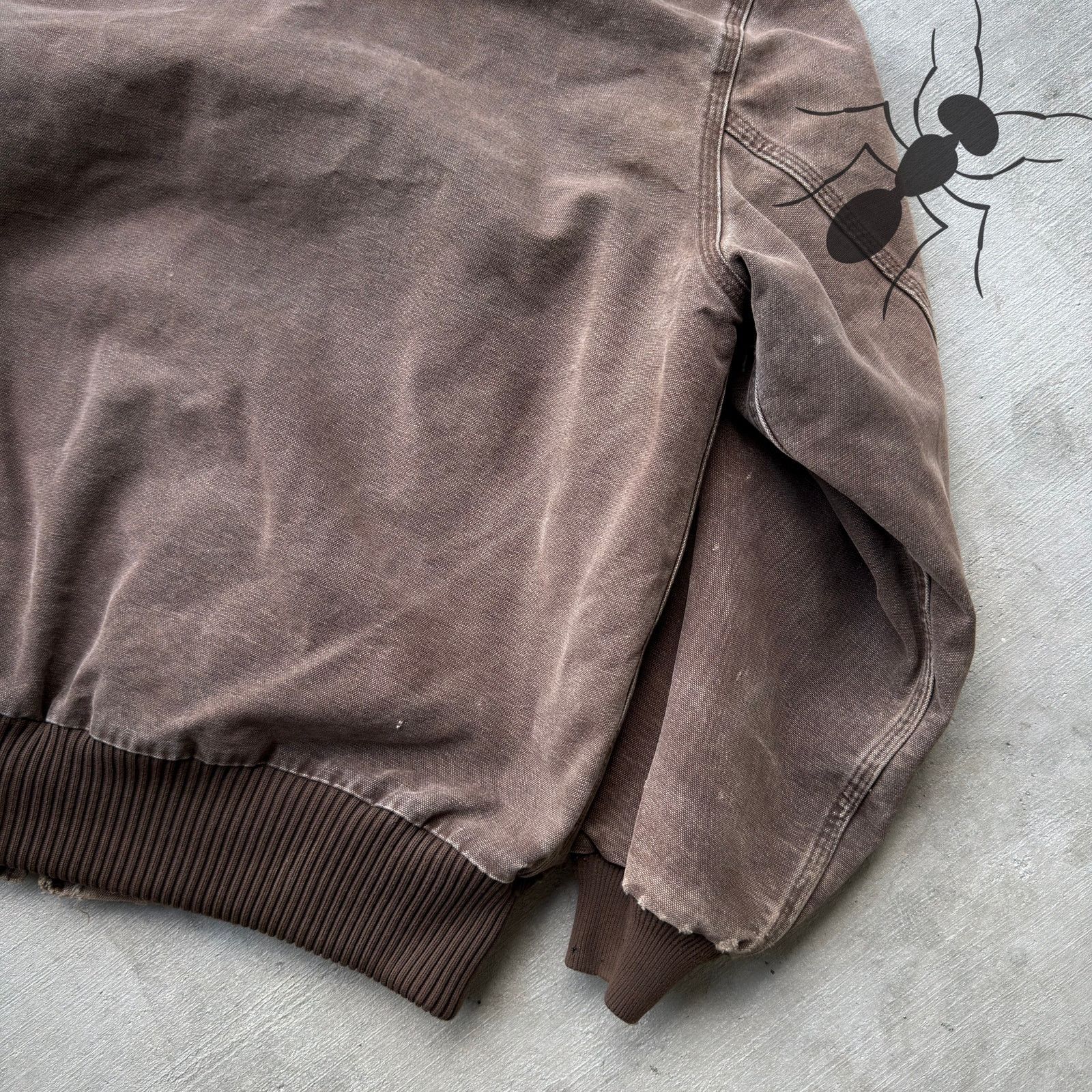 Carhartt × Vintage Carhartt J130 DKB brown hooded work wear vest Size US L / EU 52-54 / 3 - 8 Thumbnail