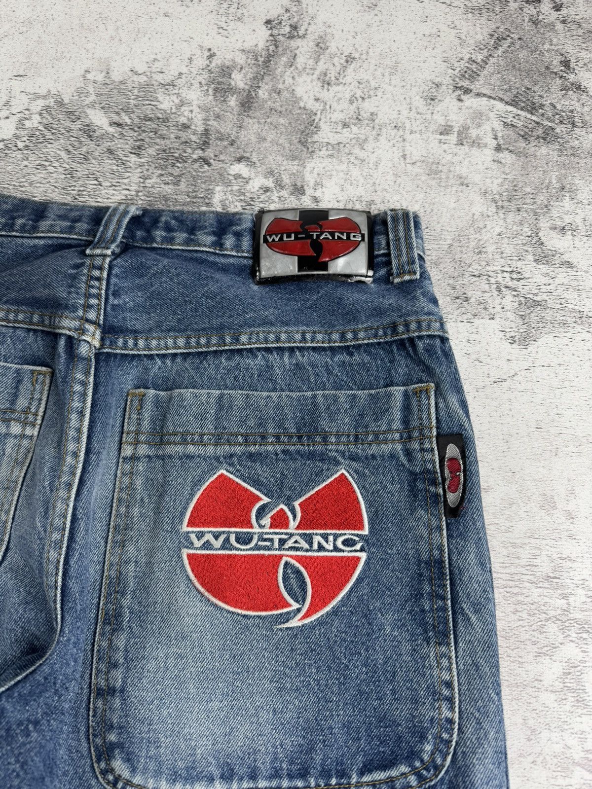 Wu-Tang Clan WU-TANG VINTAGE DENIM RAP HIP HOP BAGGY SKATE JEANS PANTS Size US 34 / EU 50 - 15 Thumbnail