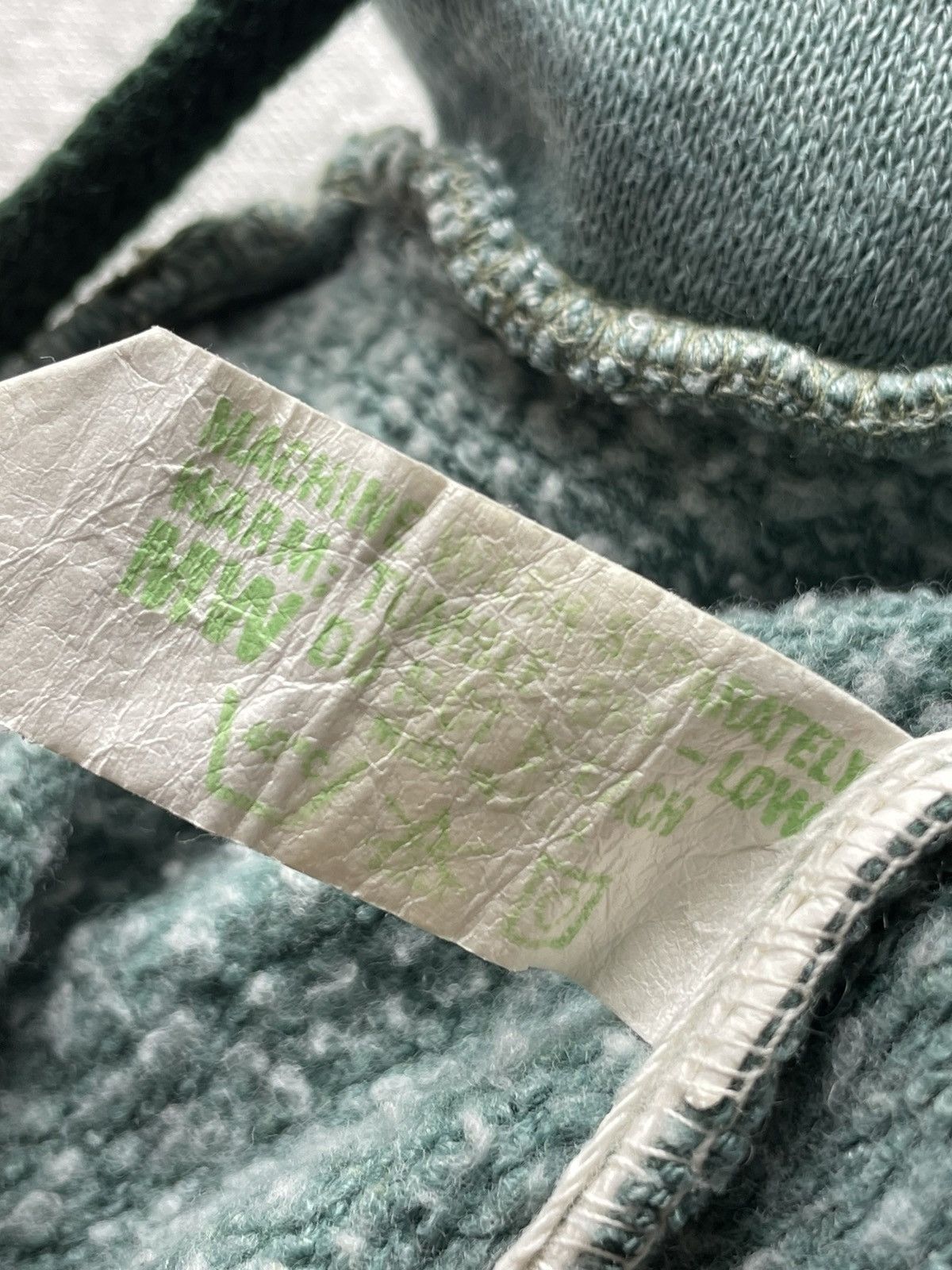 RRL Ralph Lauren Vintage 1950s Faded Green Hoodie Size M Talon Zipper Size US M / EU 48-50 / 2 - 11 Thumbnail