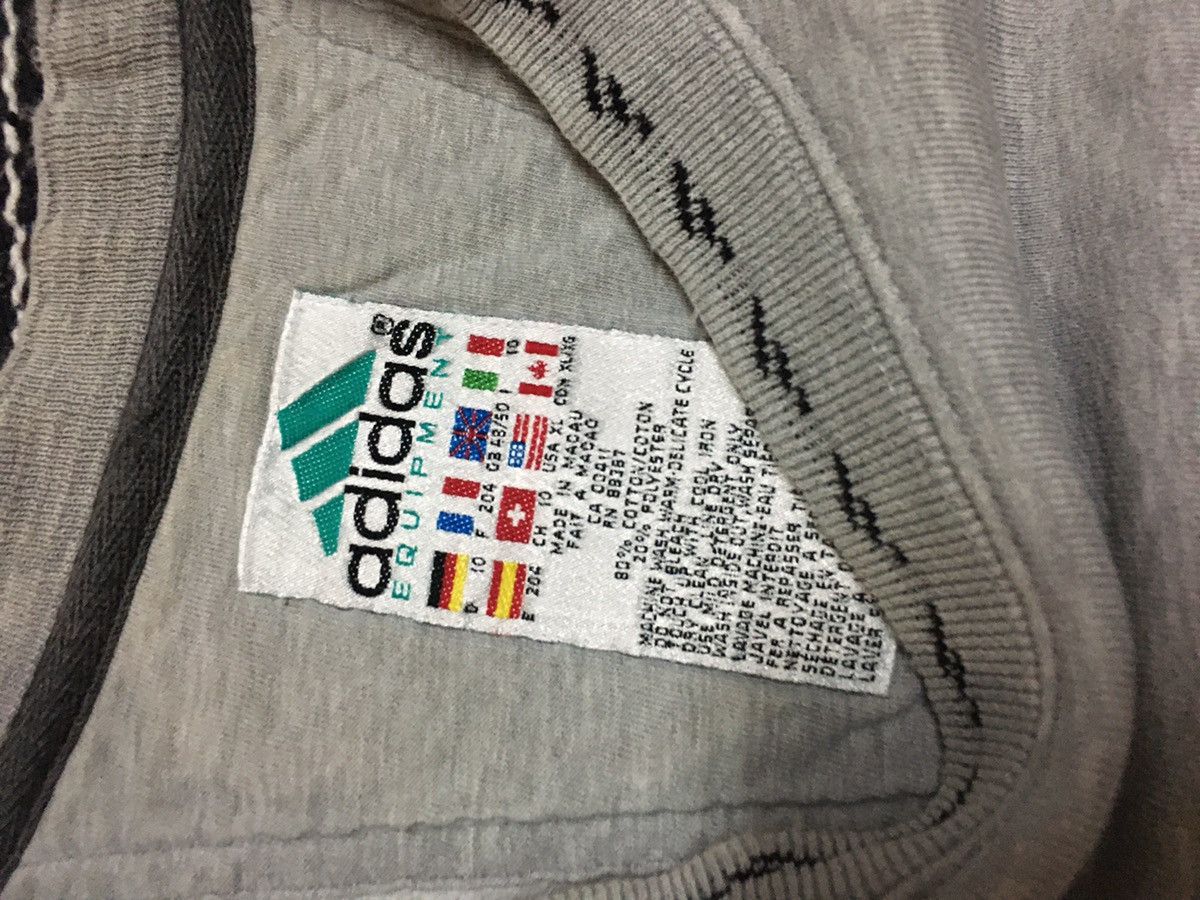 Adidas × Vintage Vintage 90s Adidas Embroidered Essential Crewneck Xl Size US XL / EU 56 / 4 - 3 Thumbnail