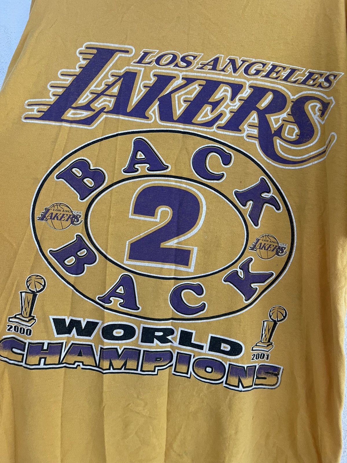 NBA Vintage 2001 Los Angeles Lakers Back 2 Back Champion Size US L / EU 52-54 / 3 - 3 Thumbnail