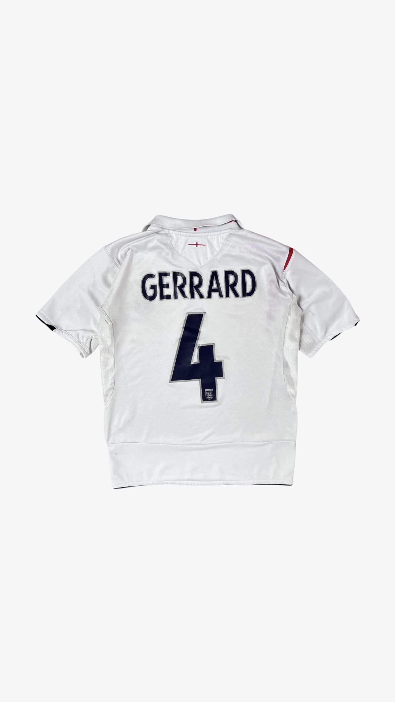 Umbro Vintage Y2K Men's England 2006 Gerrard 4 Home Jersey Size US S / EU 44-46 / 1 - 2 Thumbnail