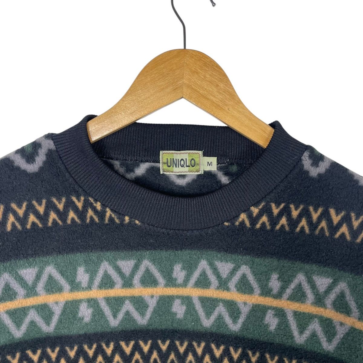 Uniqlo × Vintage 💥90s UNIQLO NATIVE DESIGN PULLOVER SWEATSHIRT Size US M / EU 48-50 / 2 - 7 Thumbnail