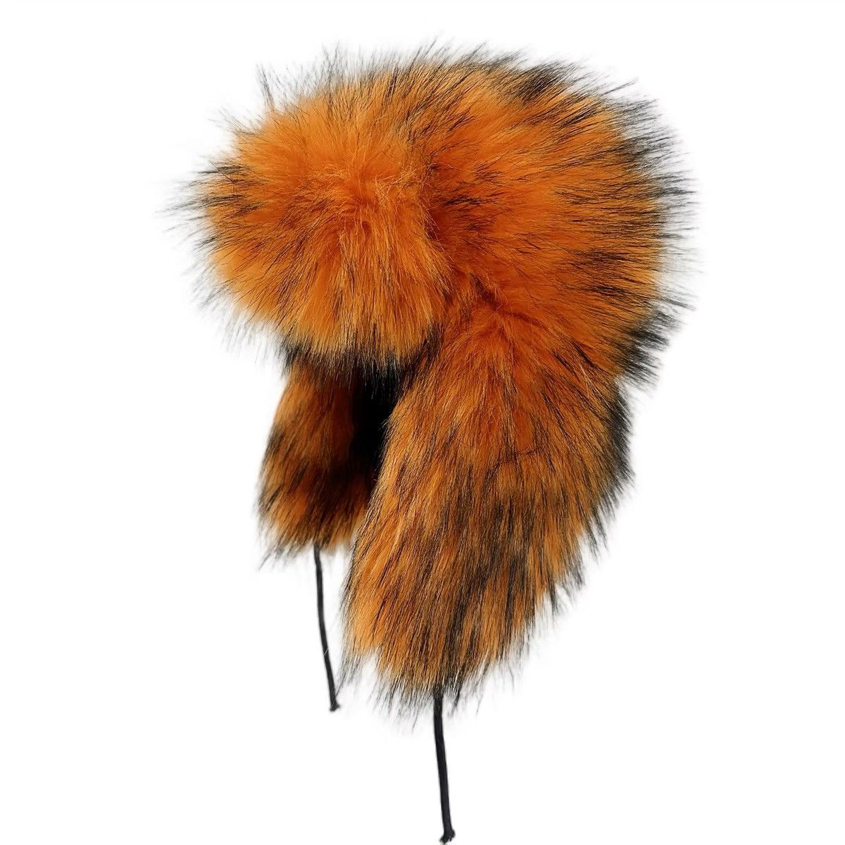 Japanese Brand Faux Fur Ushanka Fuzzy Warm Trapper Hat Size ONE SIZE - 3 Thumbnail