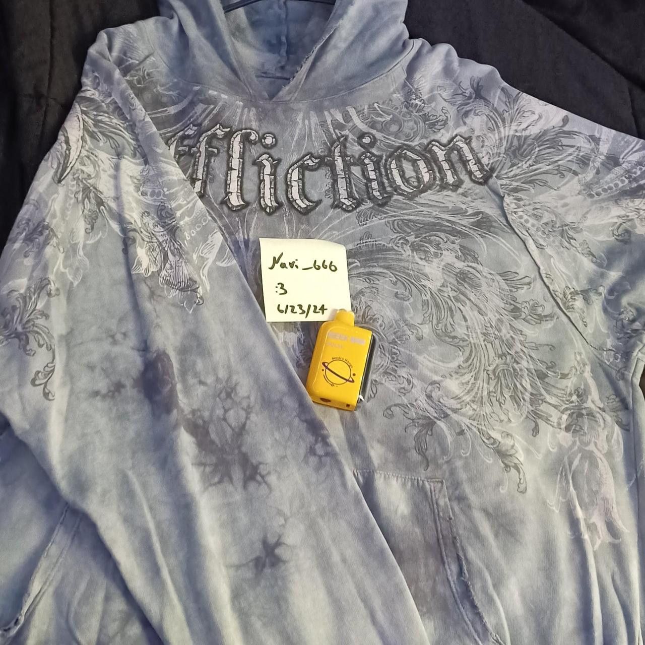 Affliction vintage grail pullover hoodie
