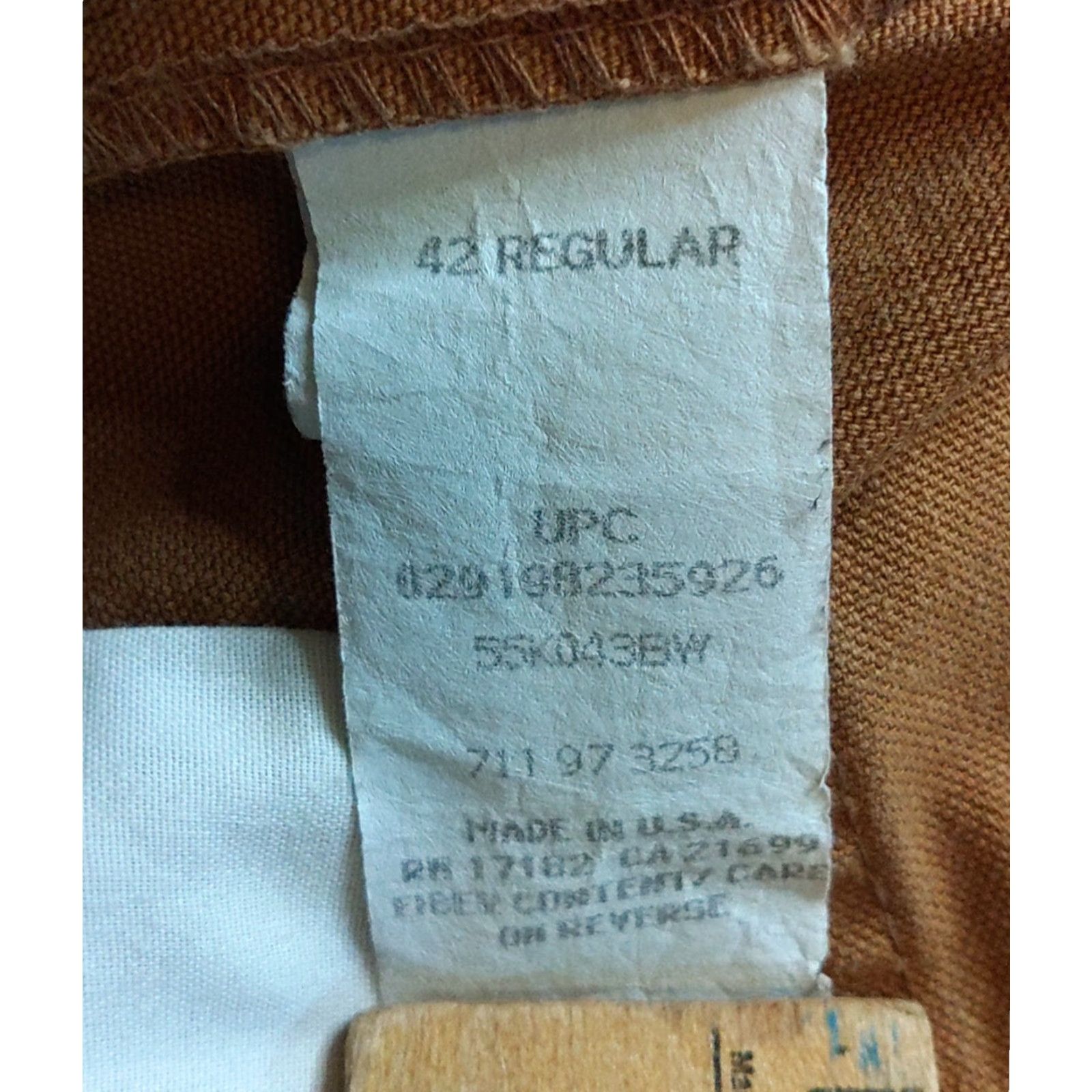 Vintage Duxbak Pants Mens 42 x 31 Brown Relaxed Straight Hunting Field Canvas Rugged 80s Size US 42 / EU 58 - 5 Thumbnail
