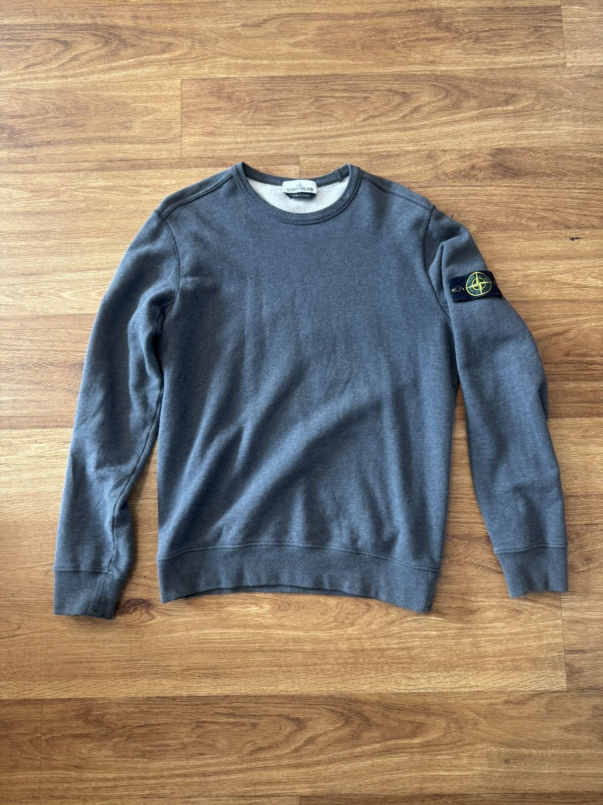 Stone Island Stone Island Logo Dark Grey Sweater Size US L / EU 52-54 / 3 - 1 Thumbnail