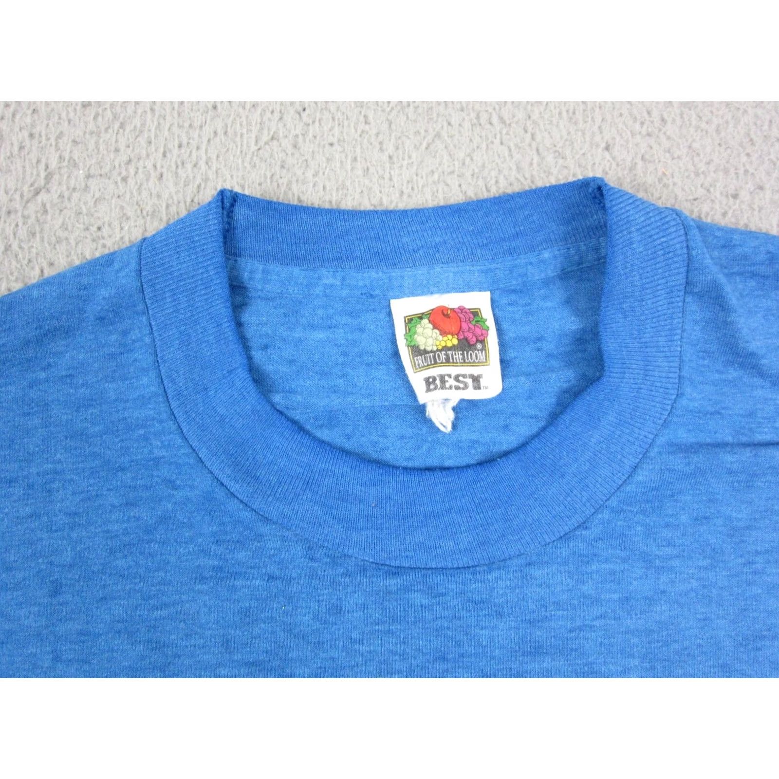 Fruit Of The Loom VINTAGE Fruit of the Loom Shirt Mens Medium Blue Pocket Electrician Electric 90s Size US M / EU 48-50 / 2 - 5 Thumbnail