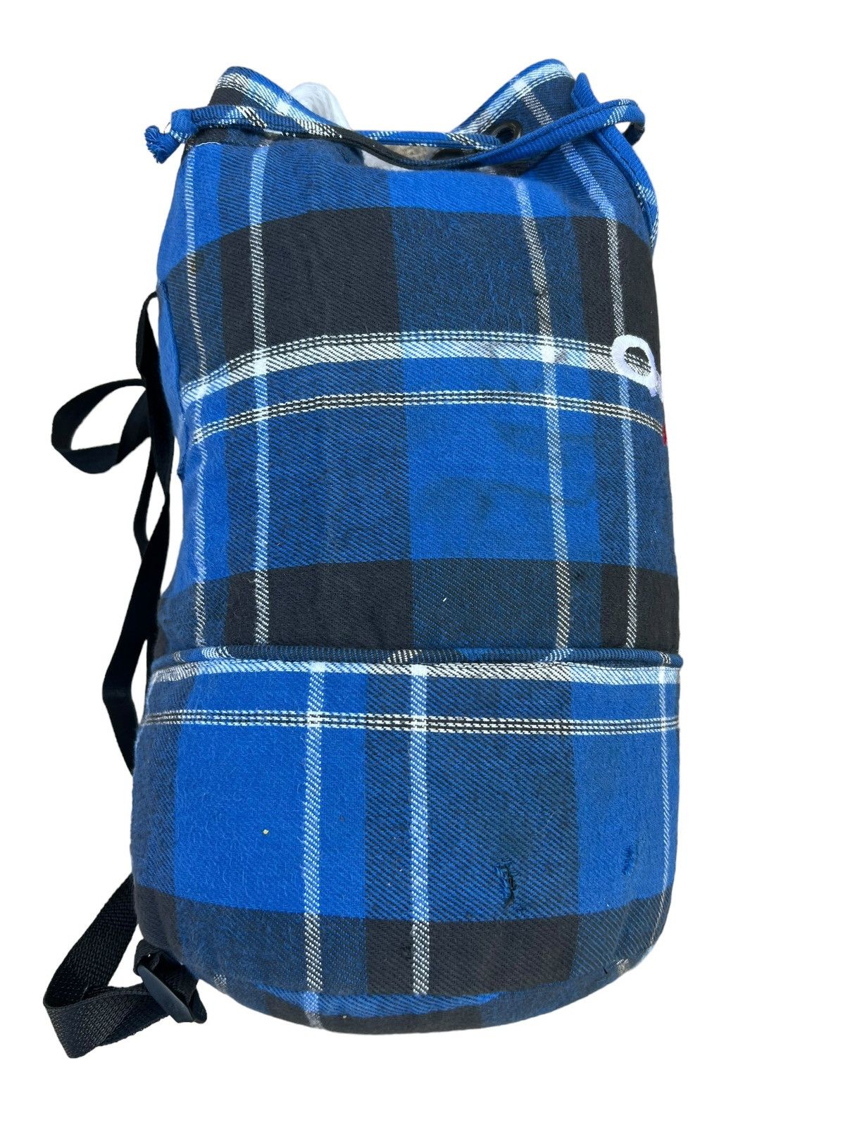 Quiksilver Vintage 80s 90s Quiksilver Tartan Spell Out Backpack Bag Size ONE SIZE - 8 Thumbnail