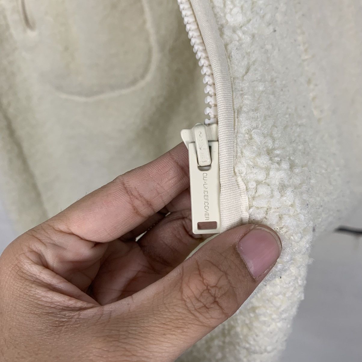 GU × Undercover GU Undercover Fleece Hooded Jacket Size US S / EU 44-46 / 1 - 15 Thumbnail