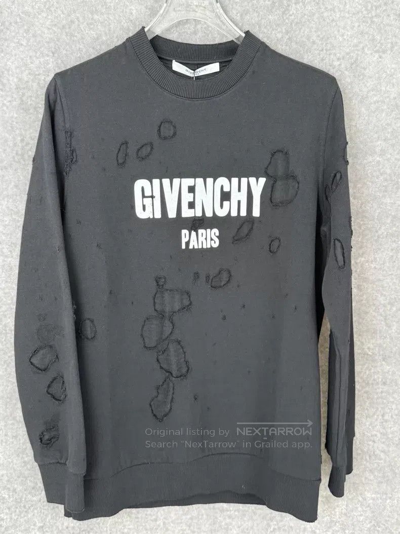 Givenchy Givenchy Distressed Hoodie Size US XS / EU 42 / 0 - 1 Thumbnail