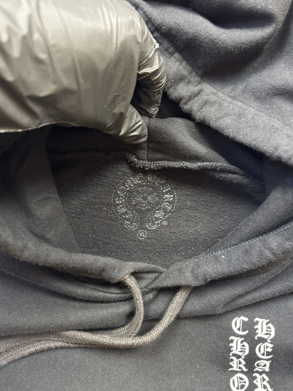 Chrome Hearts Chrome Hearts Flame Sleeve Hoodie(Black/L) Size US L / EU 52-54 / 3 - 13 Thumbnail