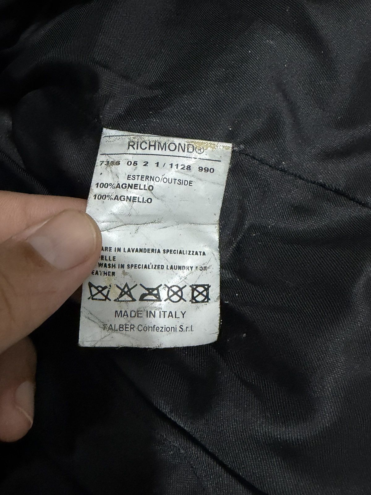 John Richmond John Richmond Rock-Gothic Leather Blazer with Pleated Sleeve Size US M / EU 48-50 / 2 - 6 Thumbnail