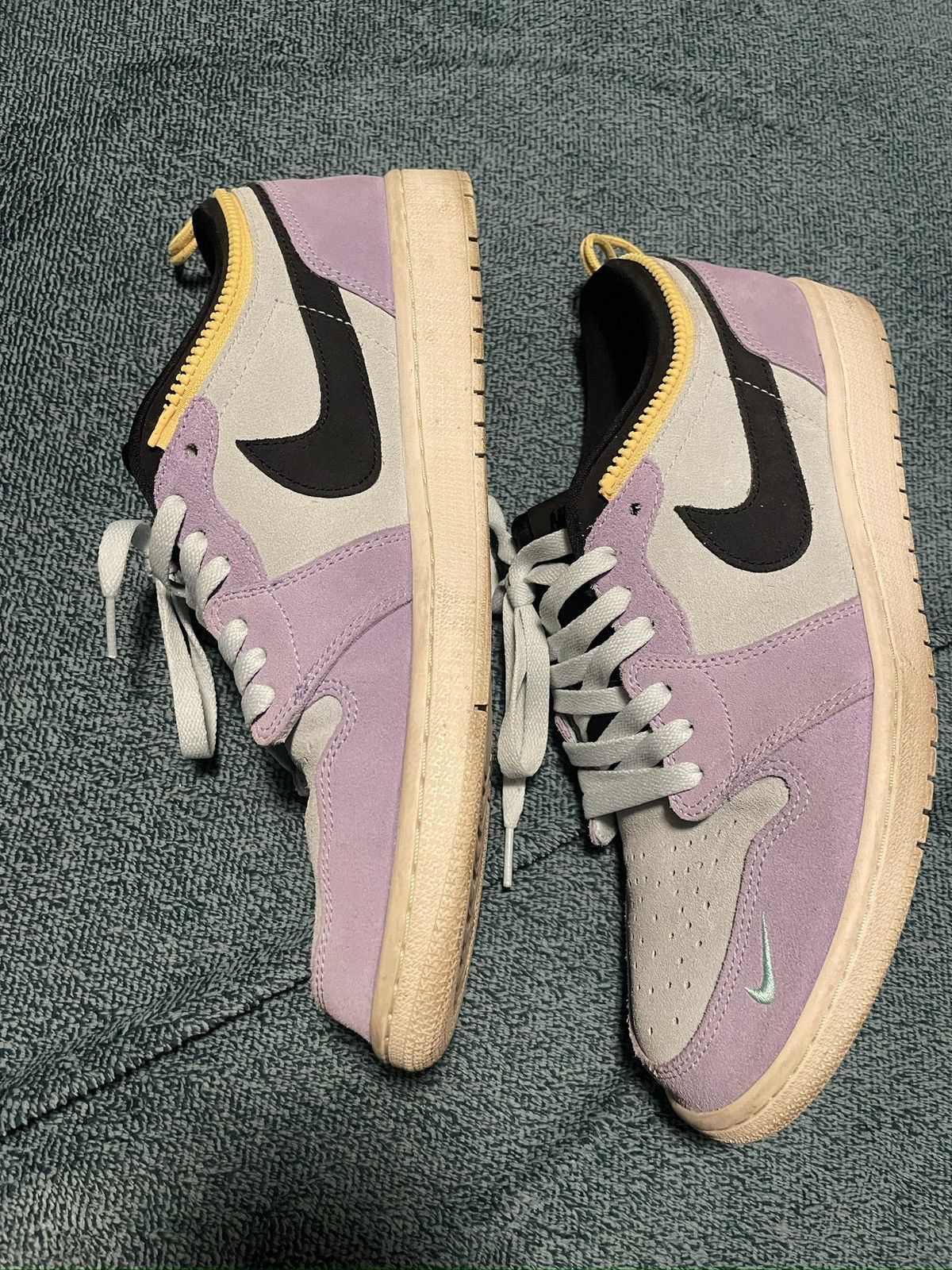 Nike Nike Jordan 1 switch Purple Pulse Size US 12 / EU 45 - 4 Thumbnail