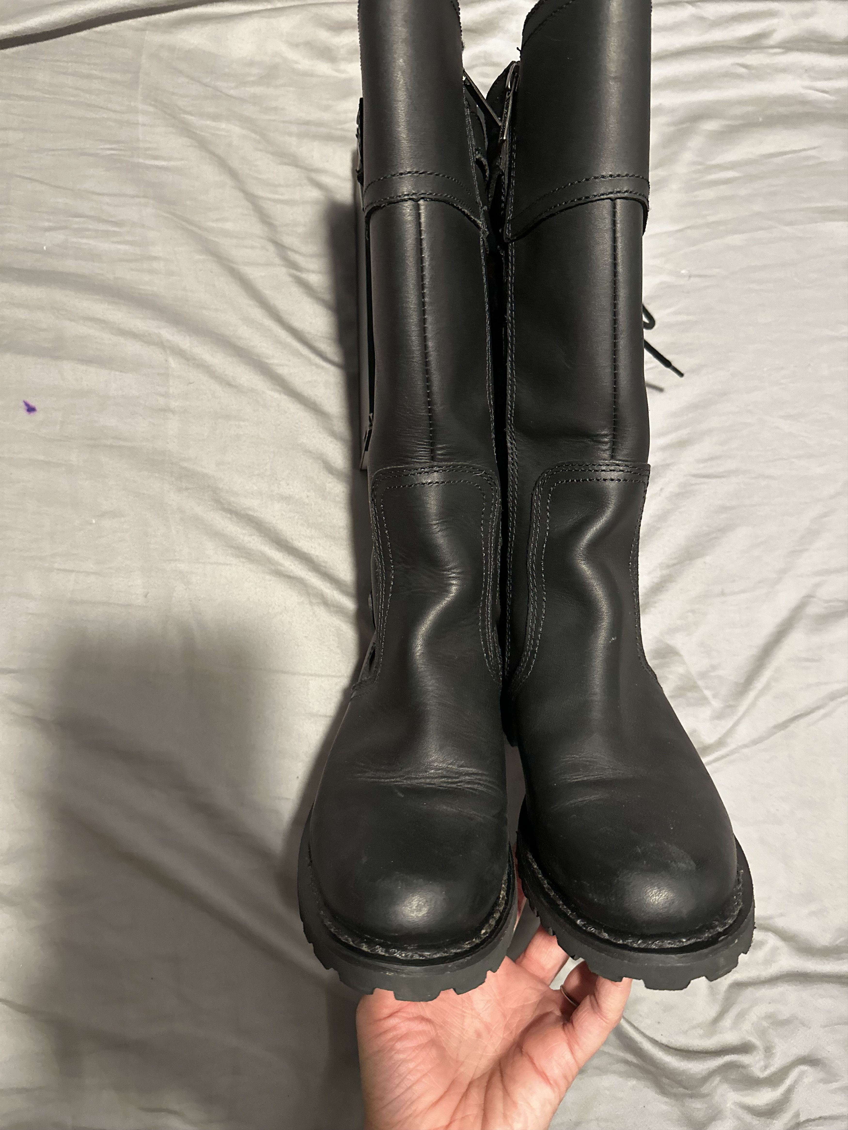 Harley Davidson Harley Davidson lace up biker boots Size US 8.5 / IT 38.5 - 3 Thumbnail