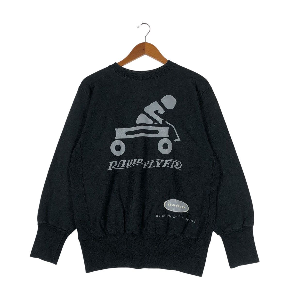 Vintage RADIO FLYER Big Logo Crewneck Sweatshirt Size US M / EU 48-50 / 2 - 1 Thumbnail