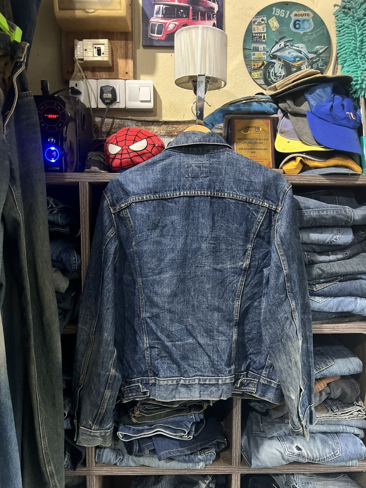 Levi's Vintage Clothing 🔥Vintage Levis Made in Usa Denim Trucker Size US M / EU 48-50 / 2 - 2 Thumbnail